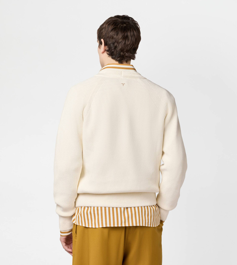 PULLOVER IN COTTON - WHITE 4
