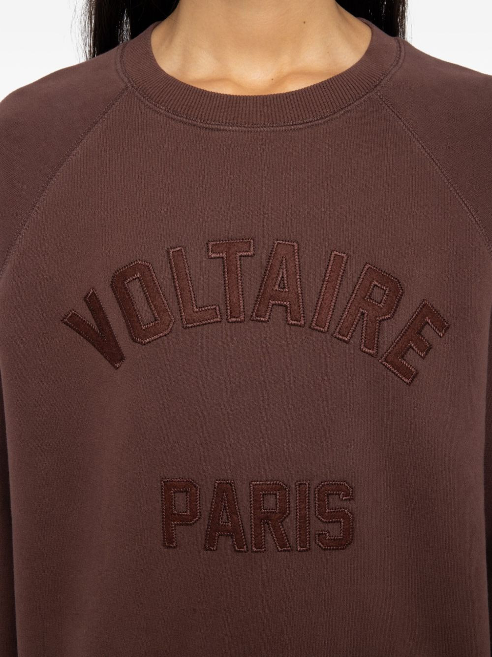 logo-patch cotton-blend sweatshirt - 5