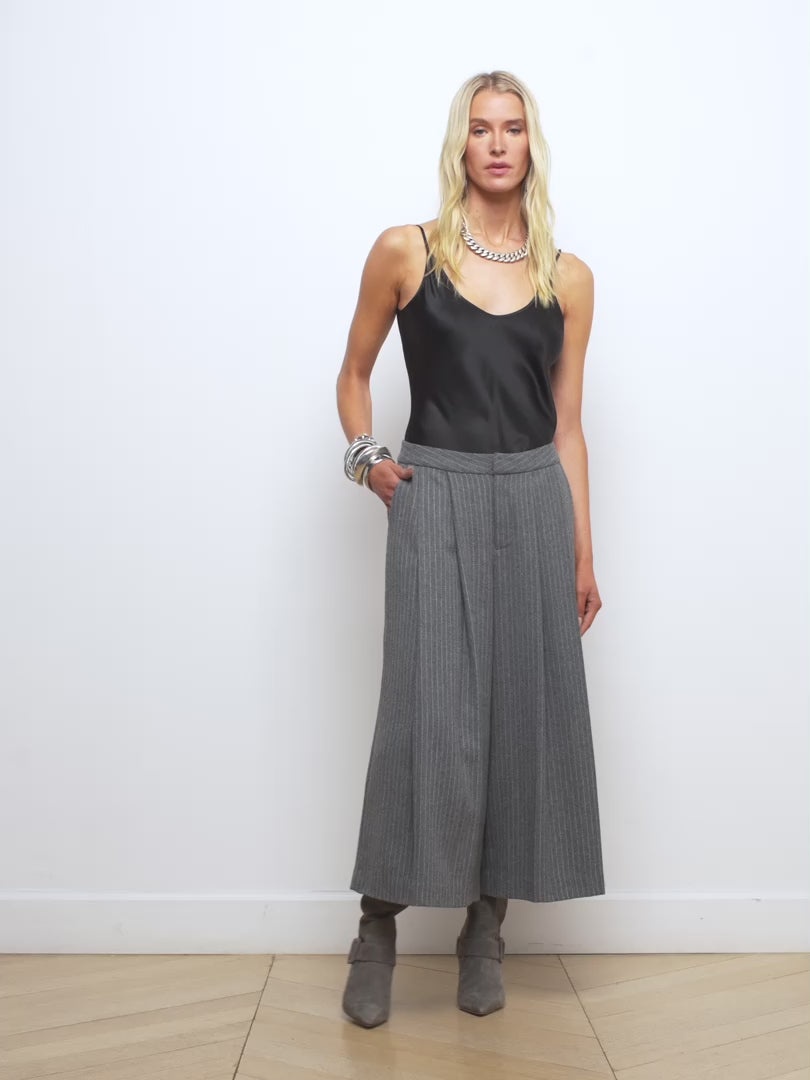 Mahalia Pinstriped Culotte - 8