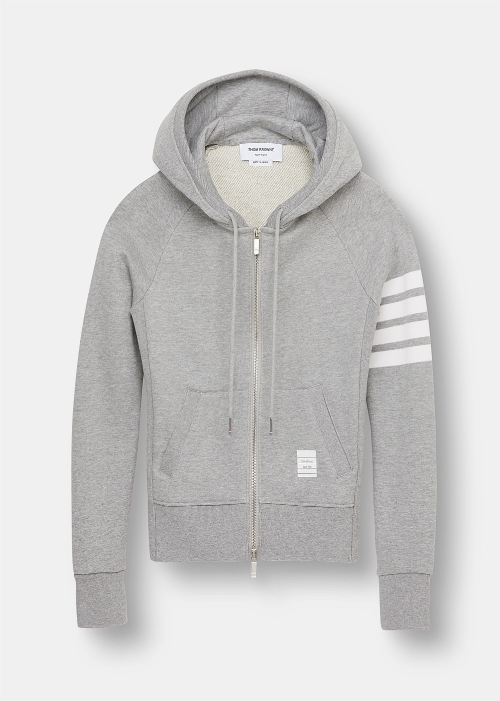 Engineered 4-Bar Stripe Zip-Up Hooded Sweatshirt - 1