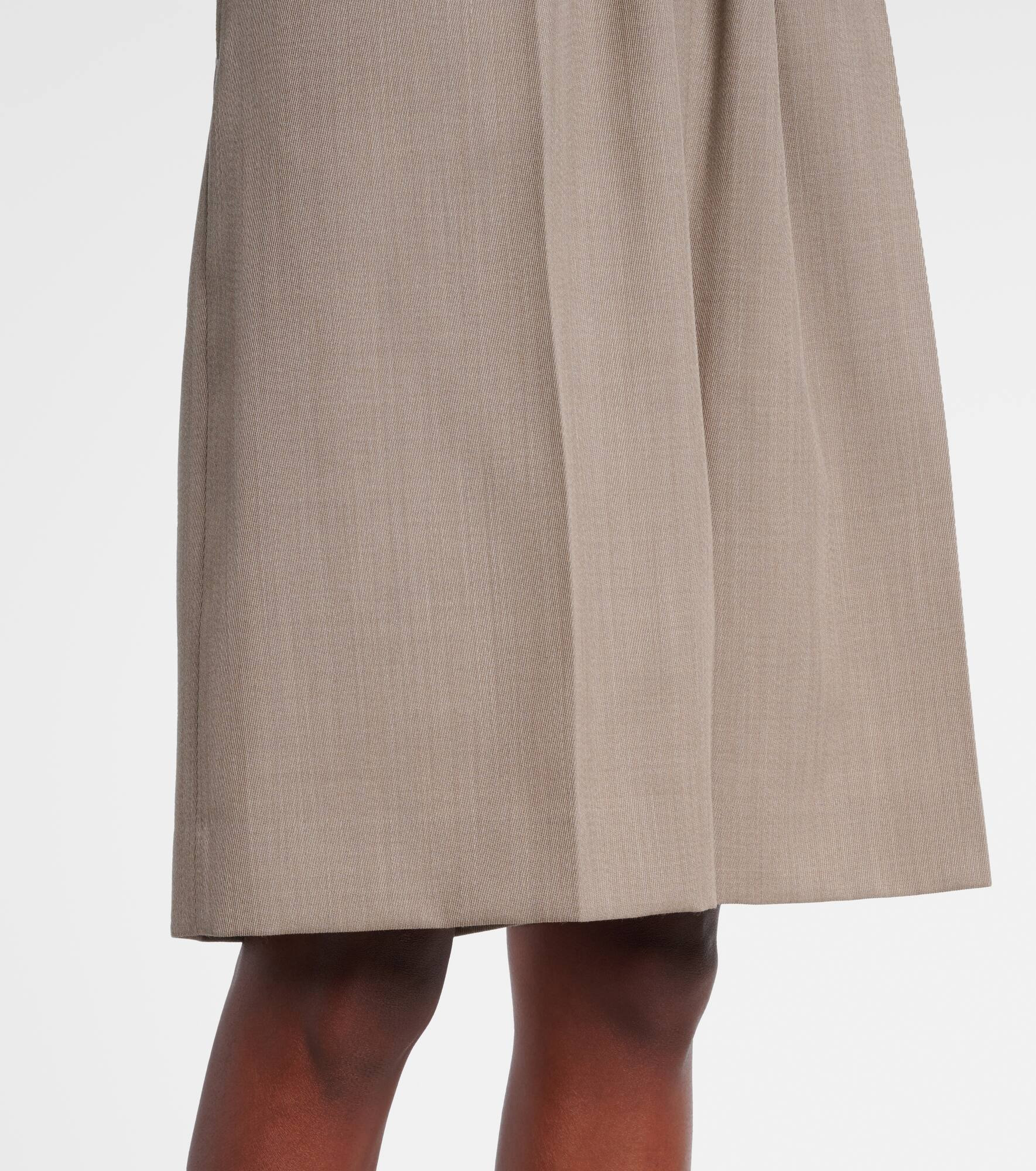 Belted wool shorts - 5