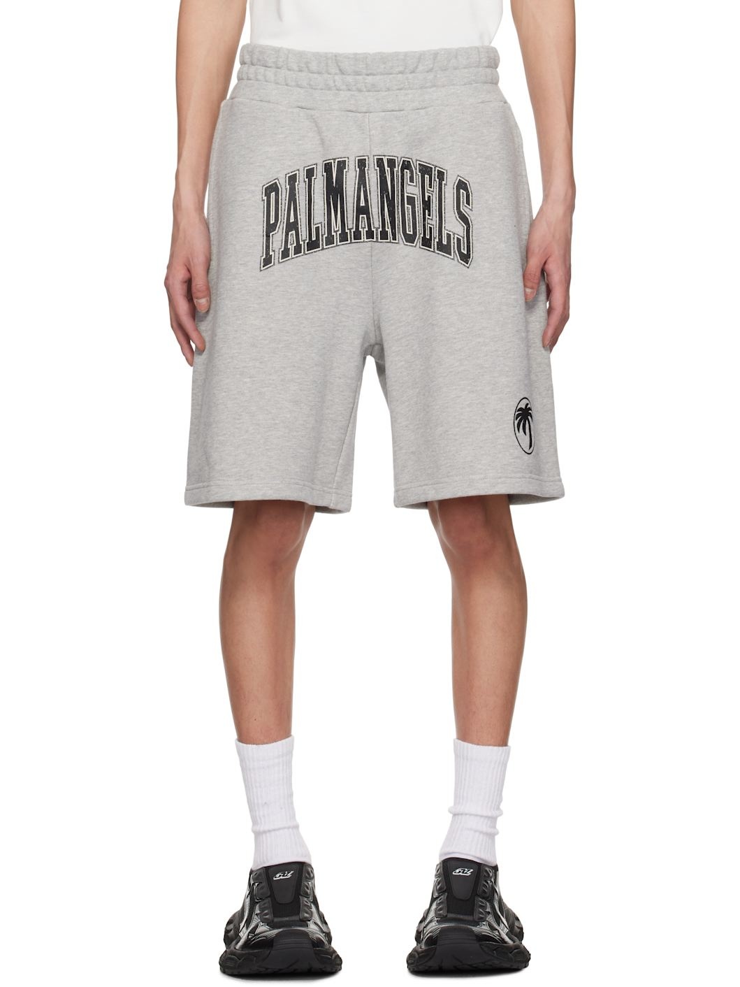 Gray College Palm Shorts - 1