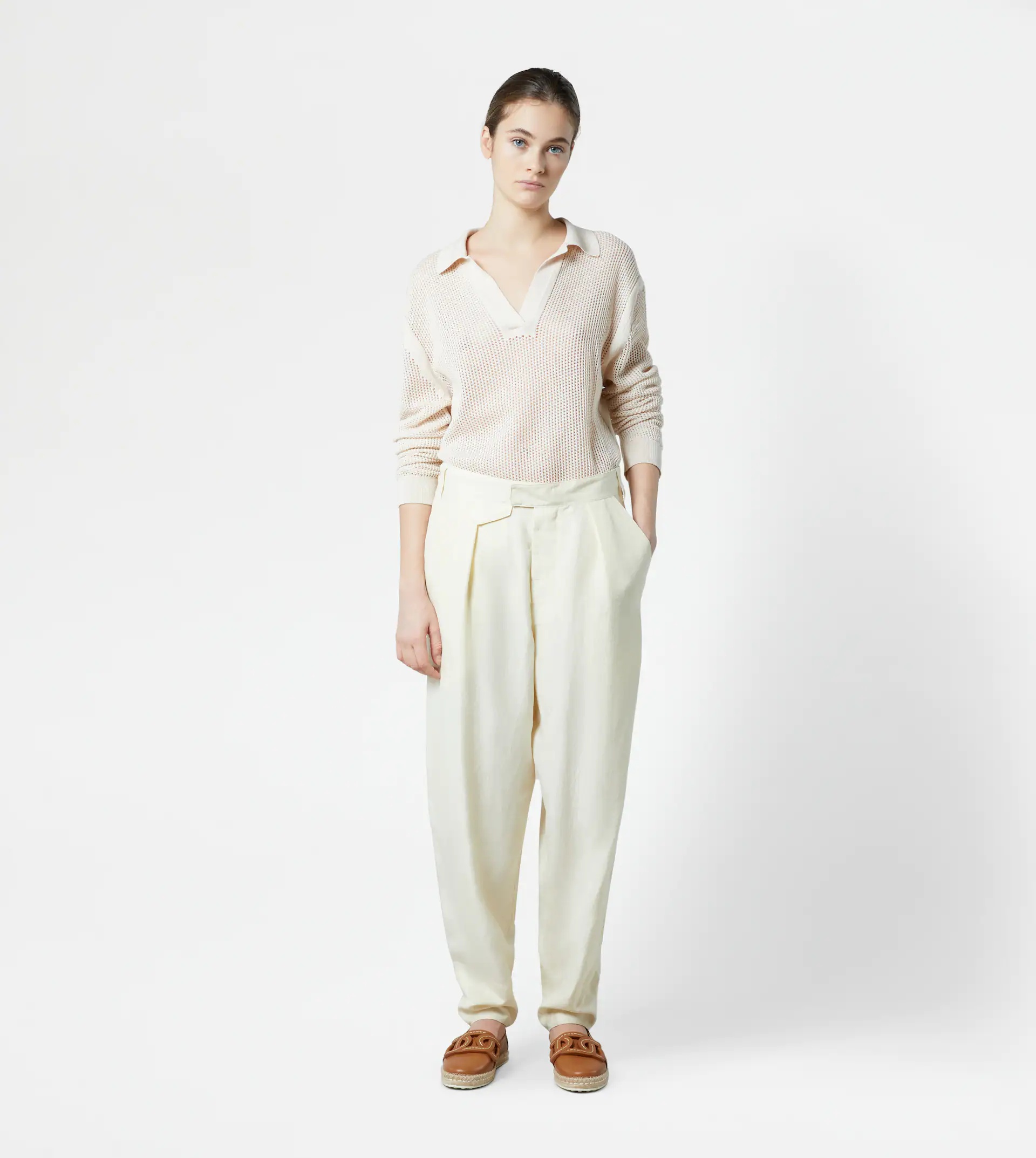 TROUSERS - WHITE - 2