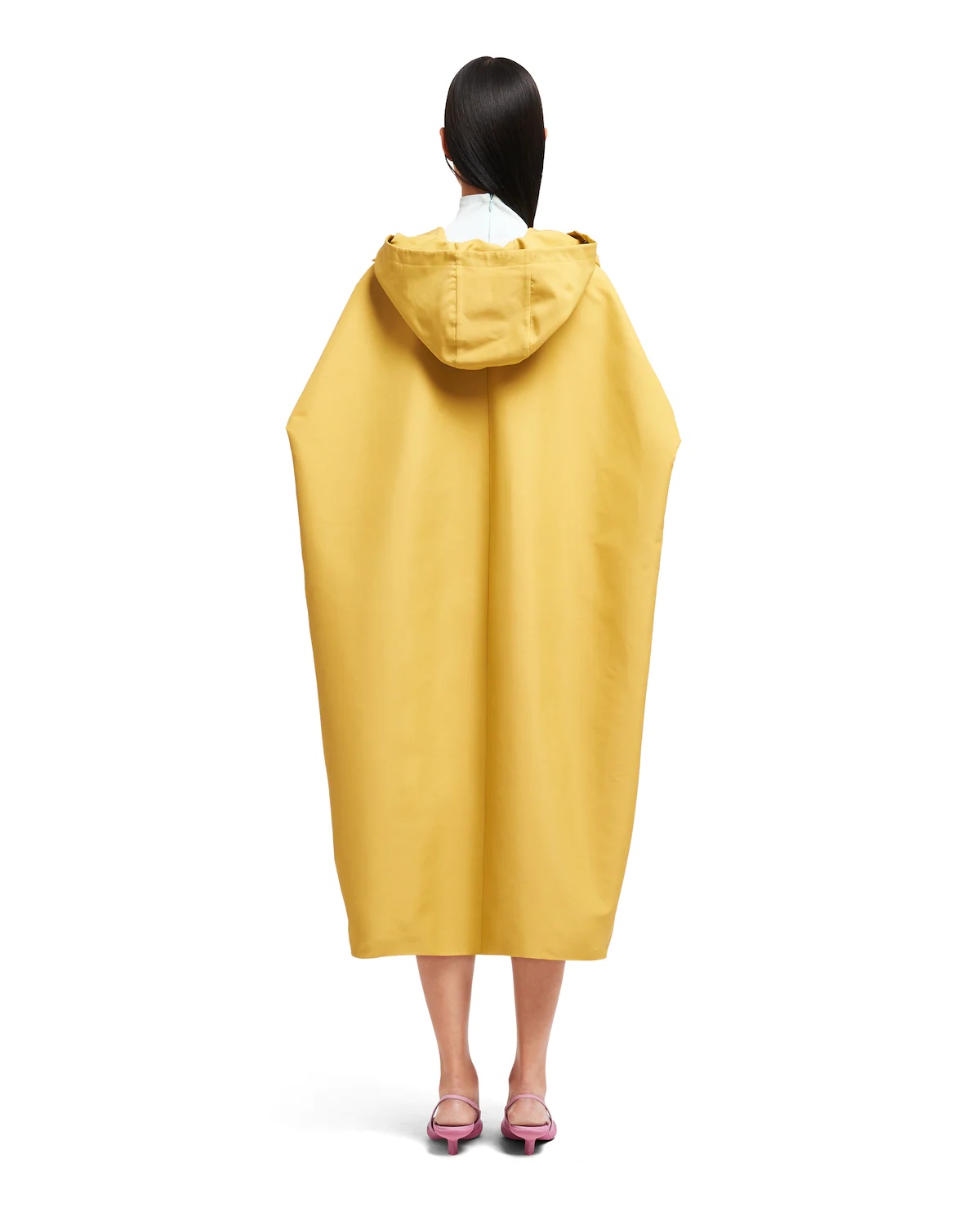 Canvas hooded raincoat - 4
