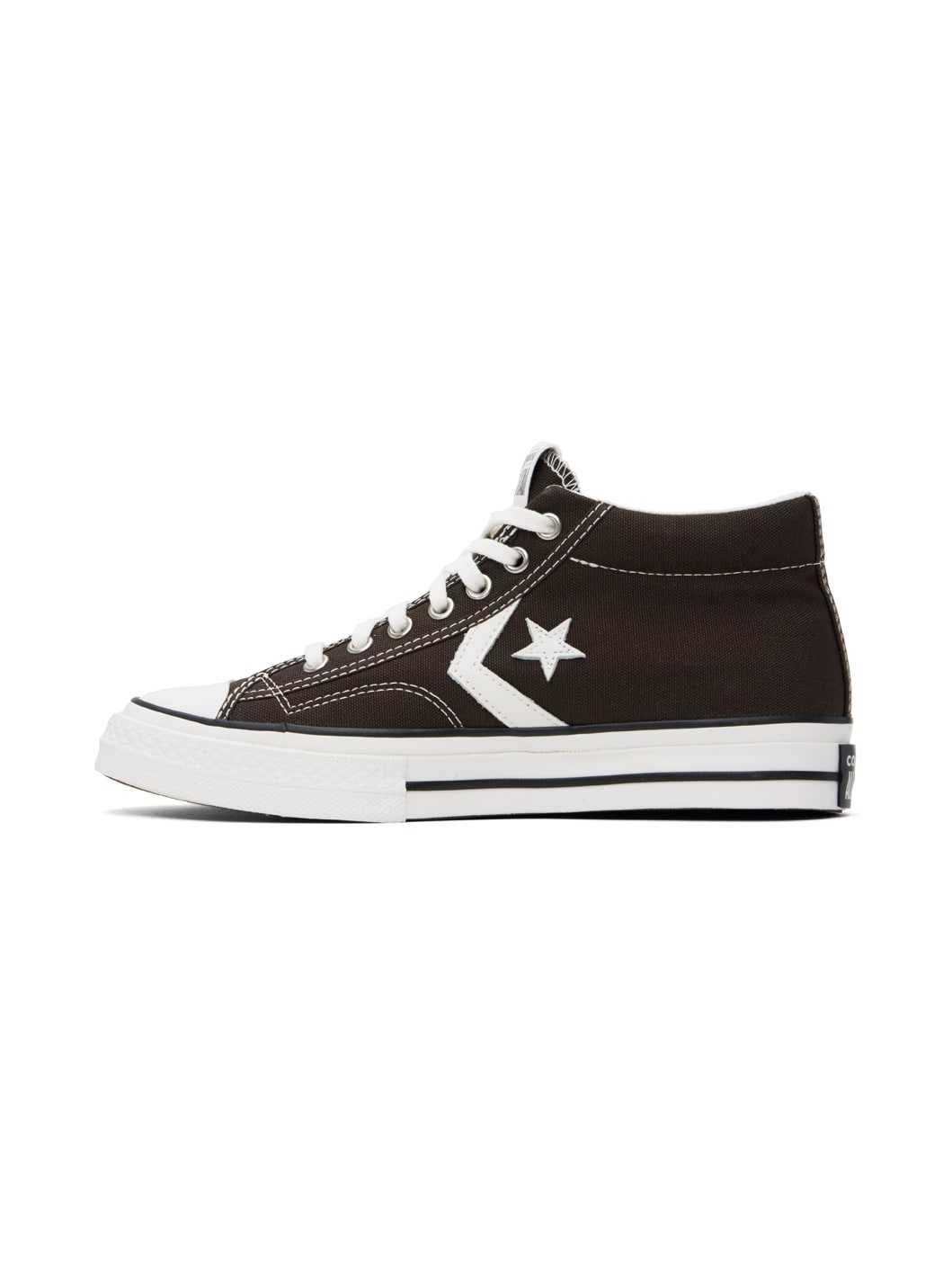 Brown Star Player 76 Mid Top Sneakers - 3