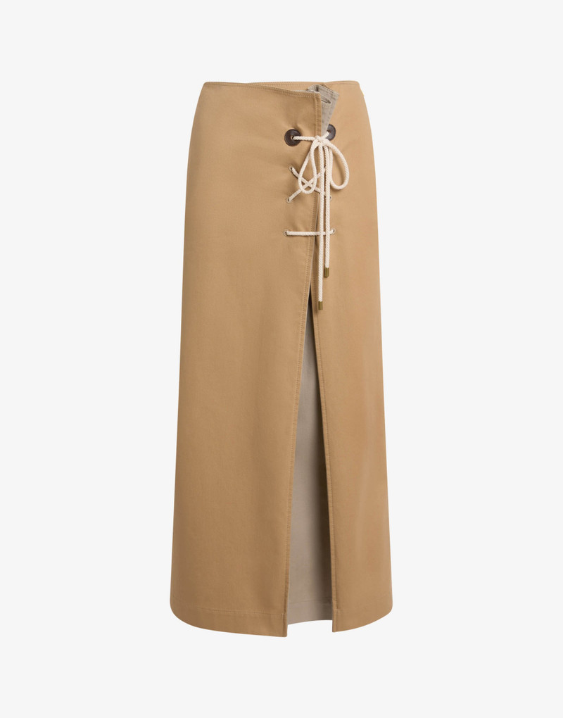 COTTON GABARDINE SKIRT 4