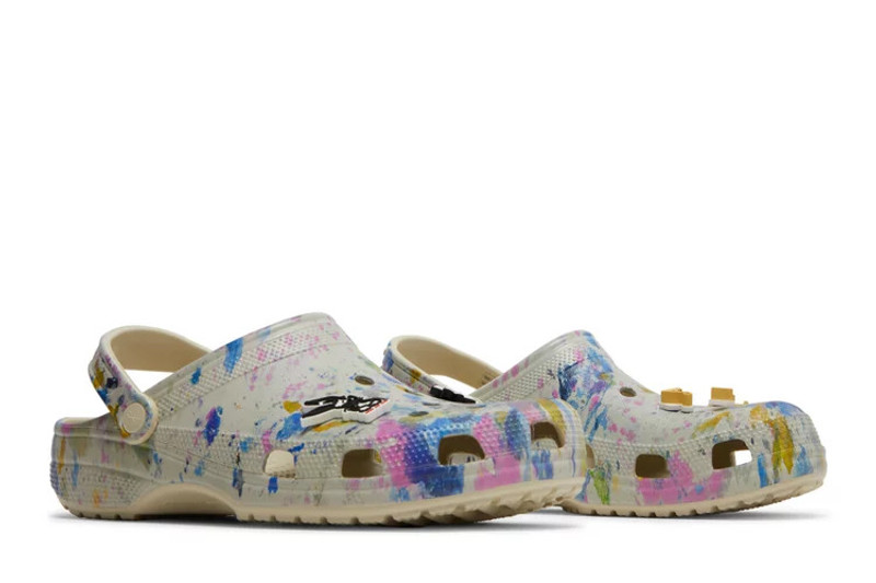 crocs Crocs Awake NY x Classic Clog 'Paint Drip' 207943-90H outlook