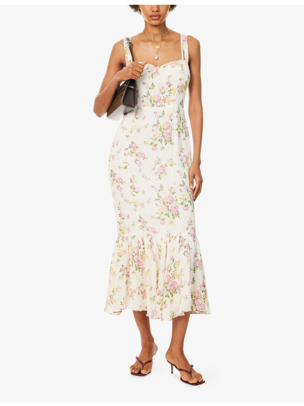Irisa Floral Woven Maxi Dress - 2