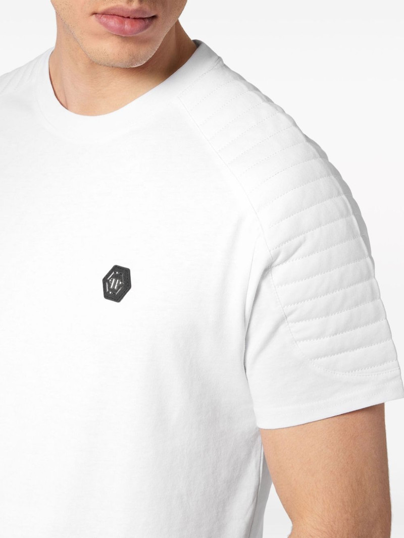 logo-plaque cotton T-shirt 5