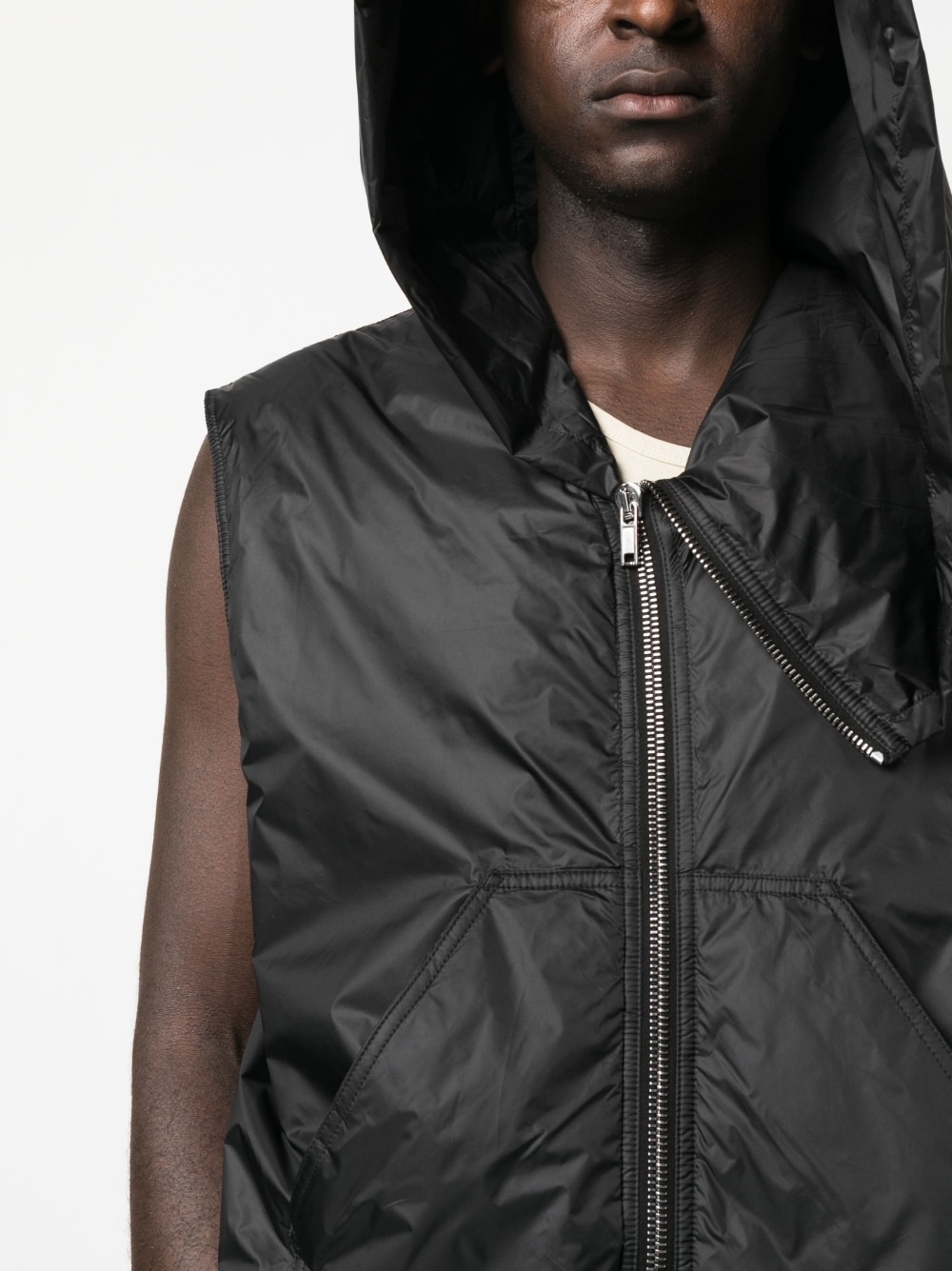 pouch-pocket zip-up hoodie - 5