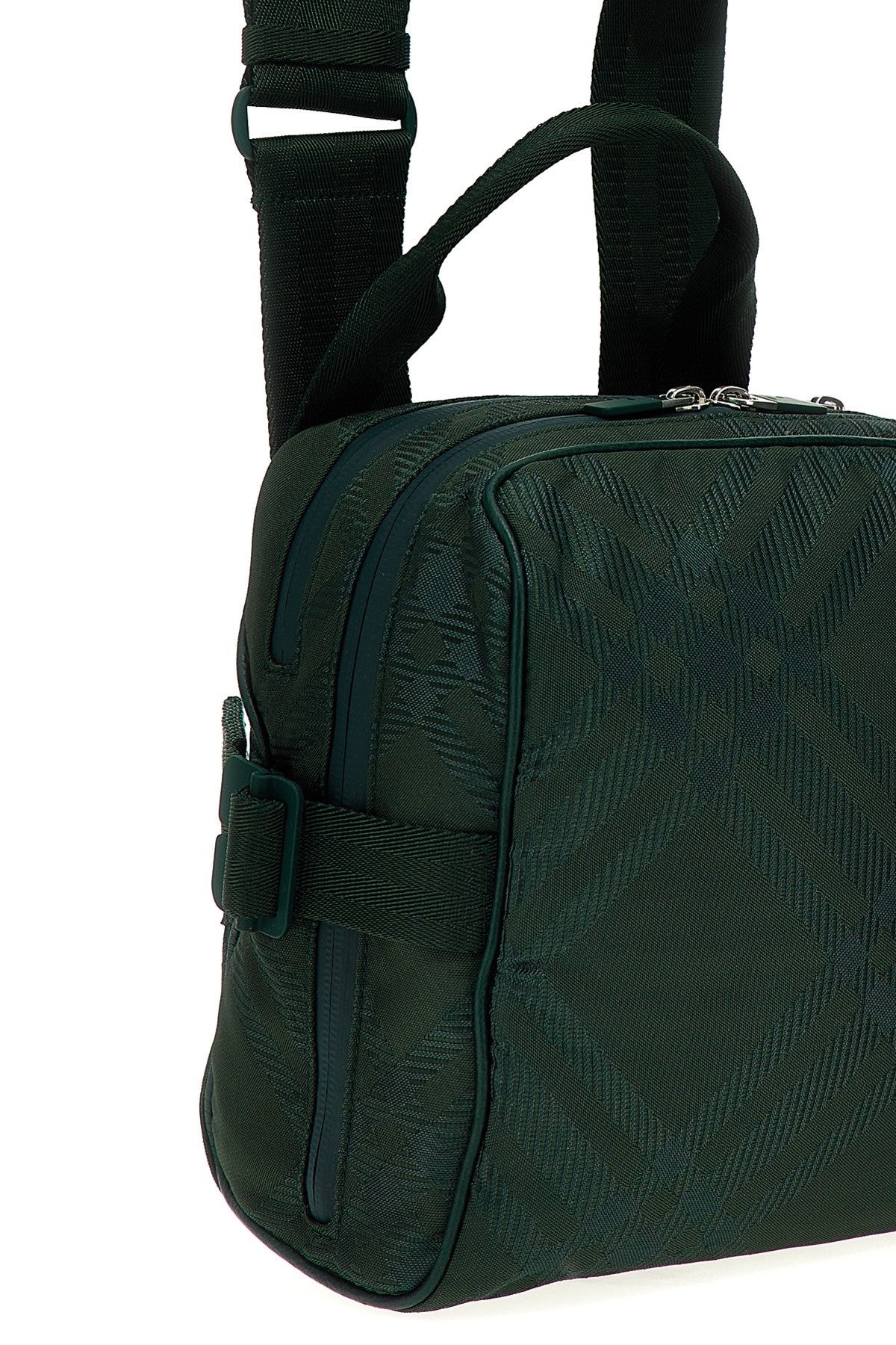 ショルダーバッグ BURBERRY Check shoulder strap Green 8083436 Burberry Burberry Men Check Shoulder Strap | luosophy