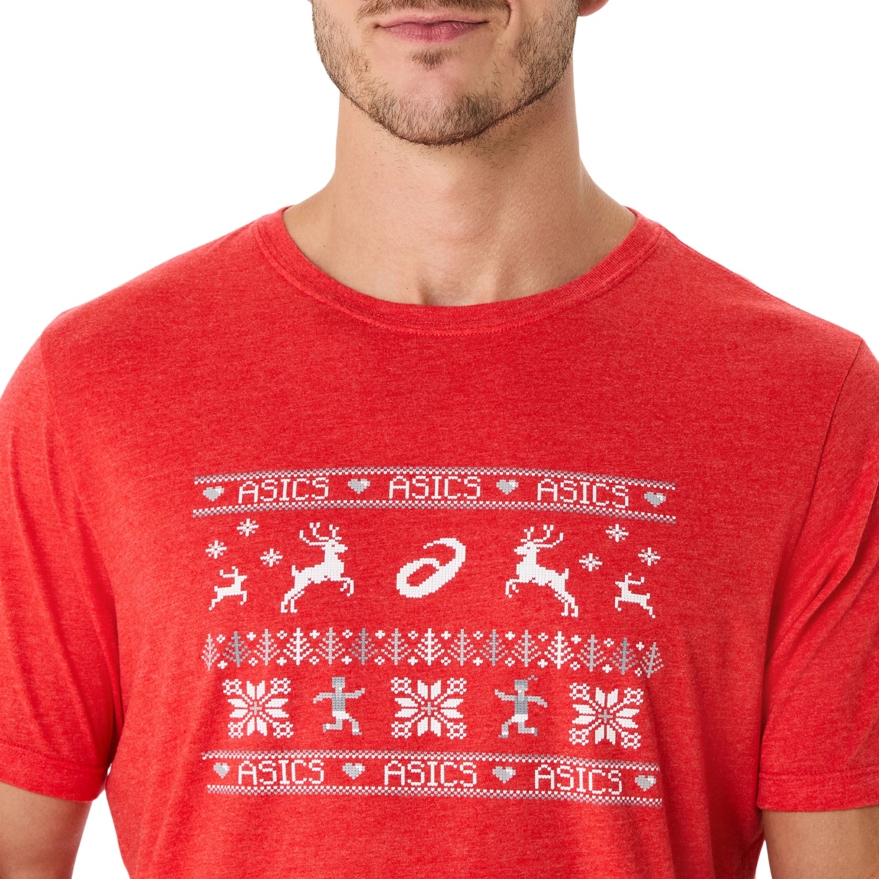 UNISEX ASICS HOLIDAY SHORT SLEEVE TEE - 4