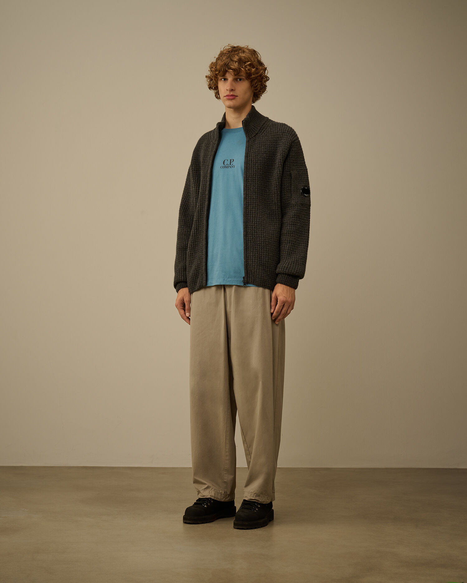 Lambswool GRS Full Zip Sweater - 2