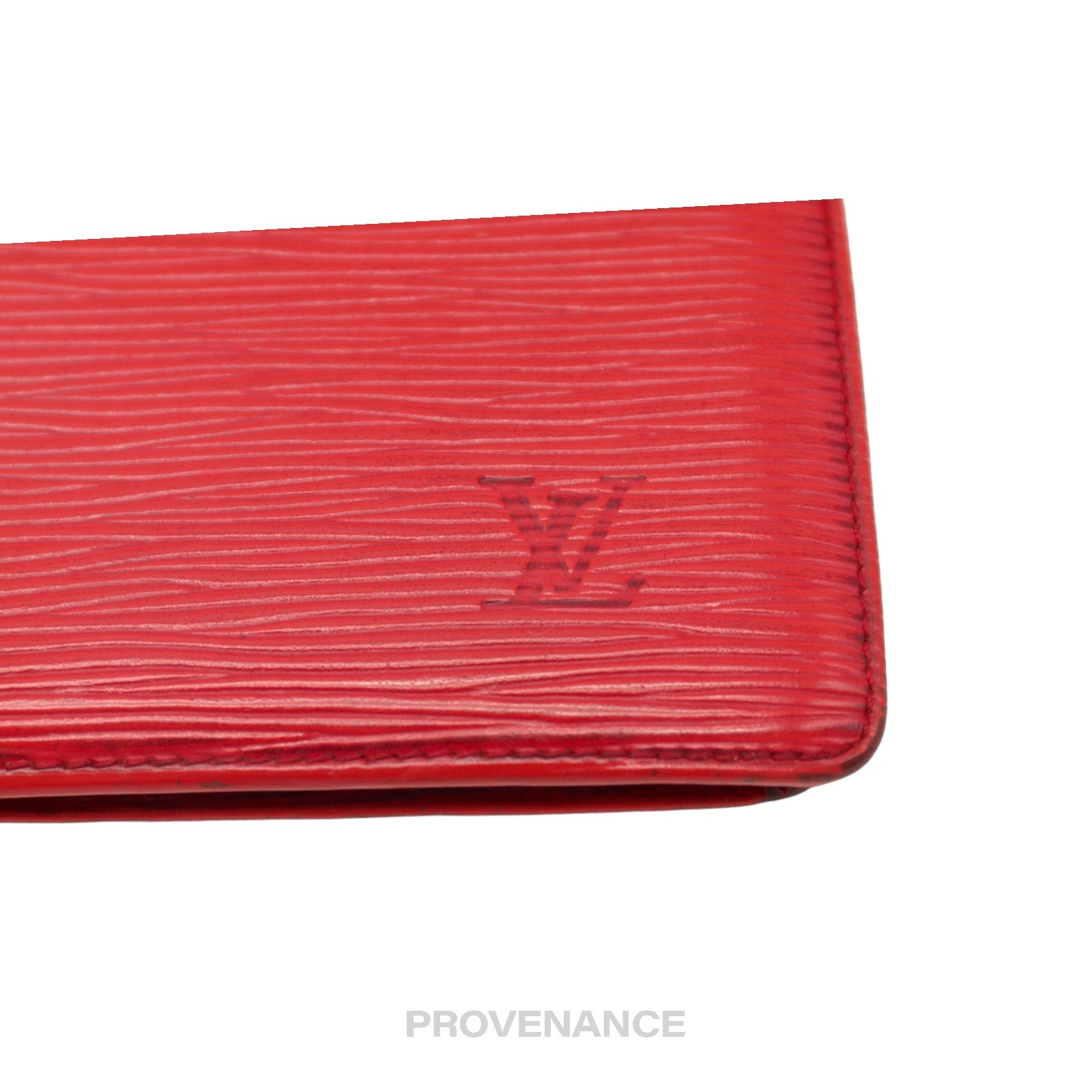 Louis Vuitton Marco Wallet in Red Epi Marco Malletier - 7