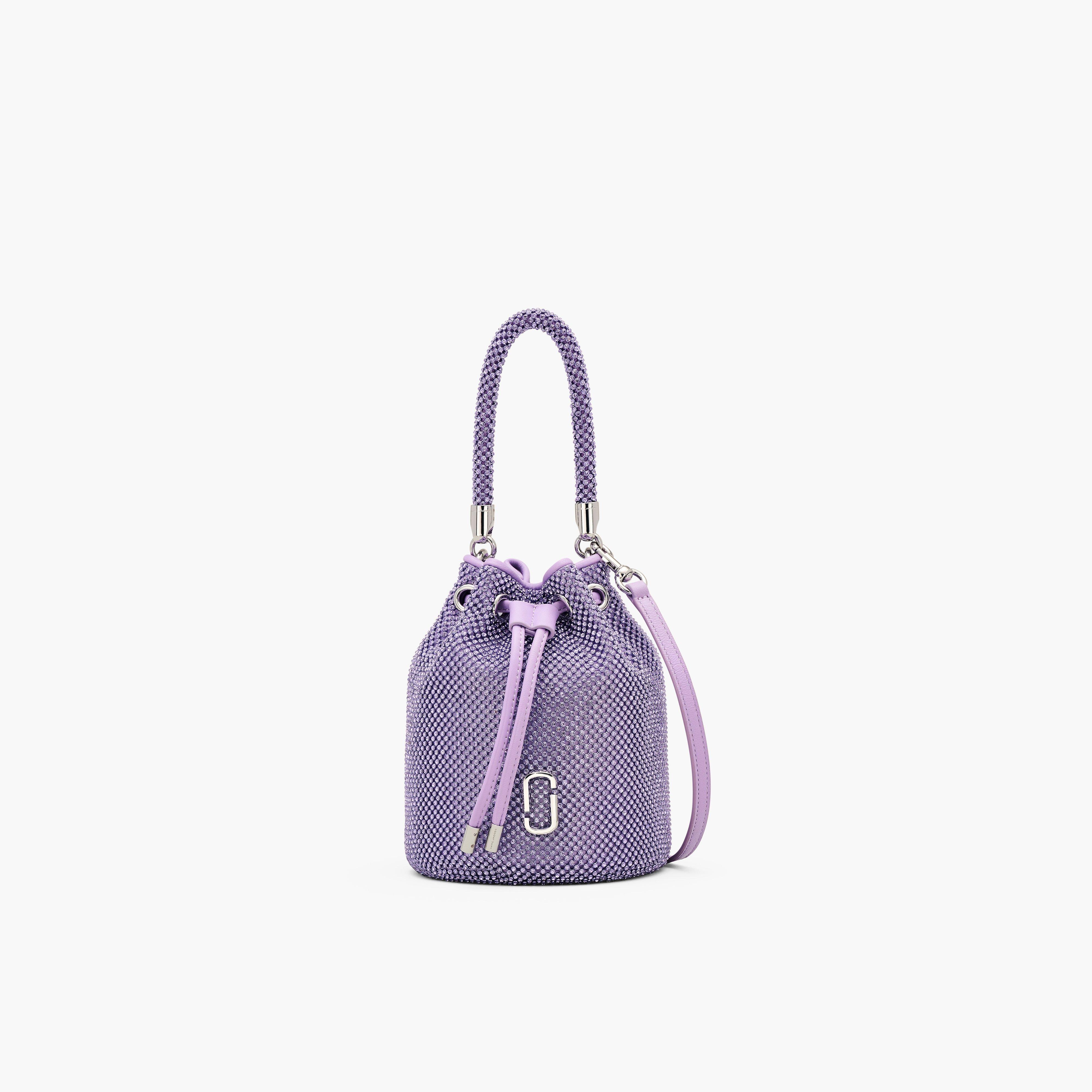 THE RHINESTONE MINI BUCKET BAG - 1