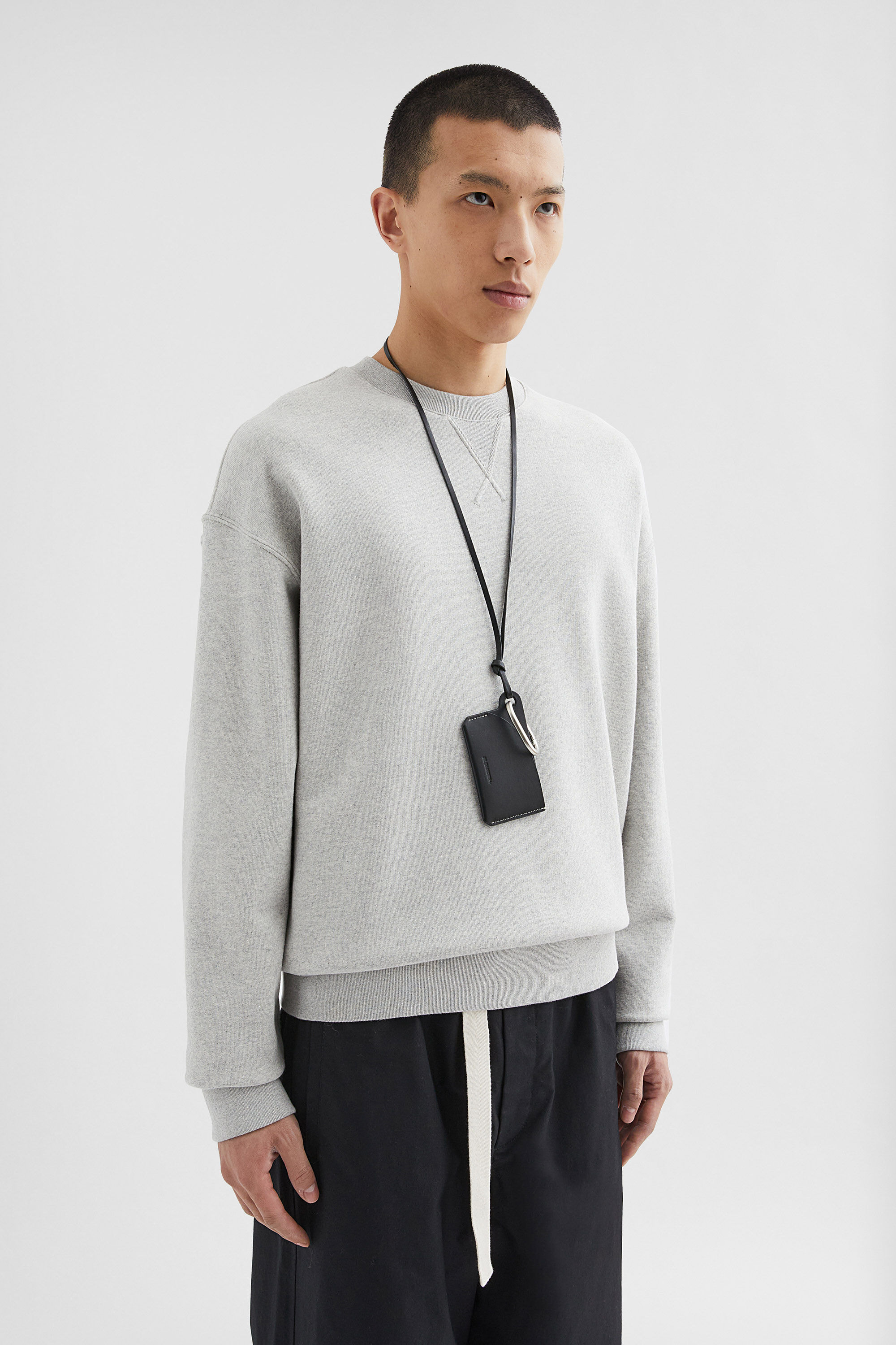 Cotton Terry Crew-Neck Sweatshirt - 6