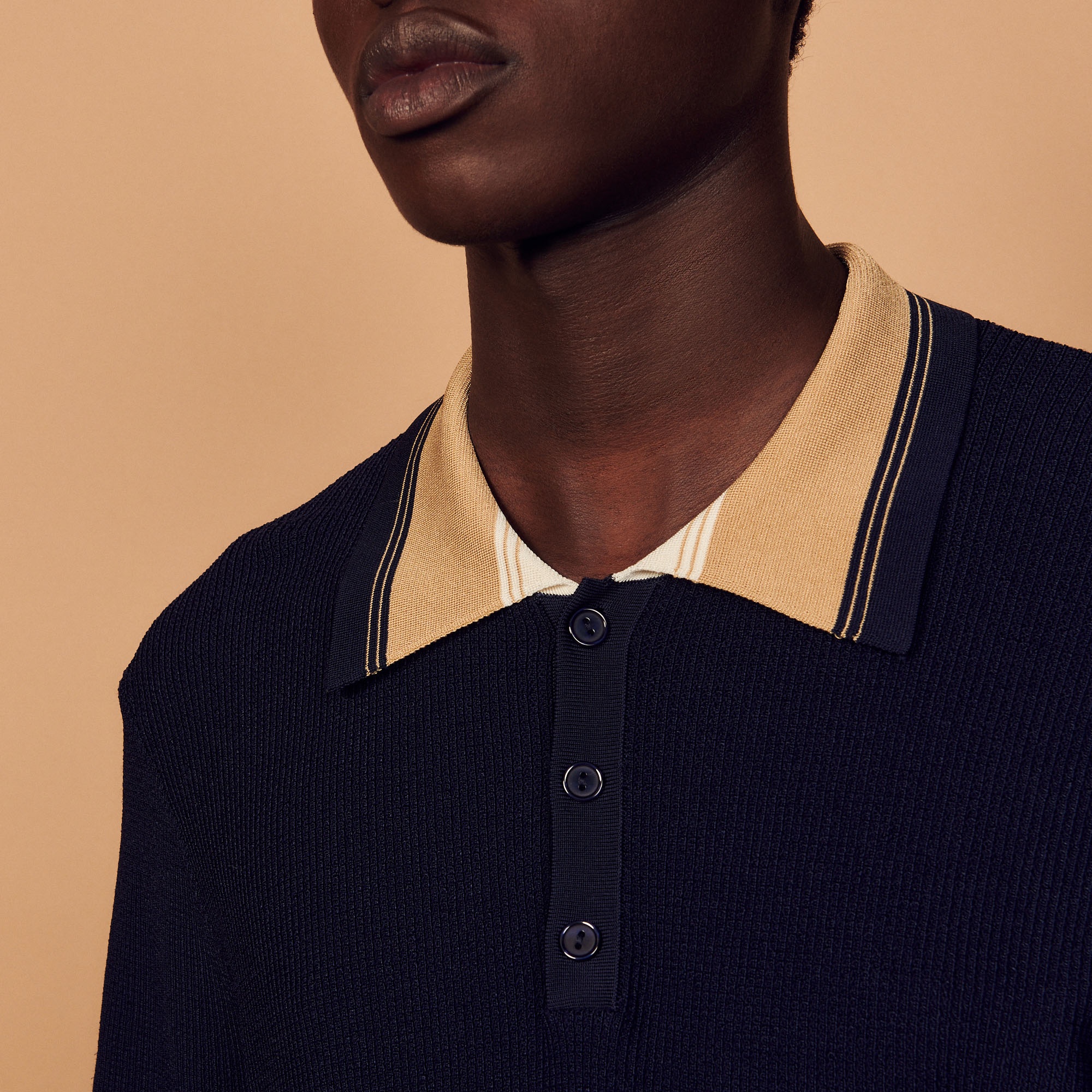 Knitted polo shirt - 5