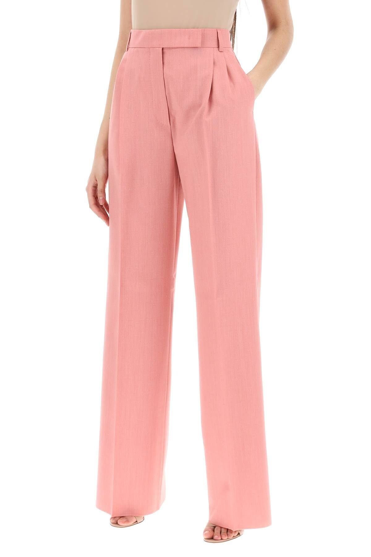 DURANTE WIDE LEG TAILORING PANTS - 5