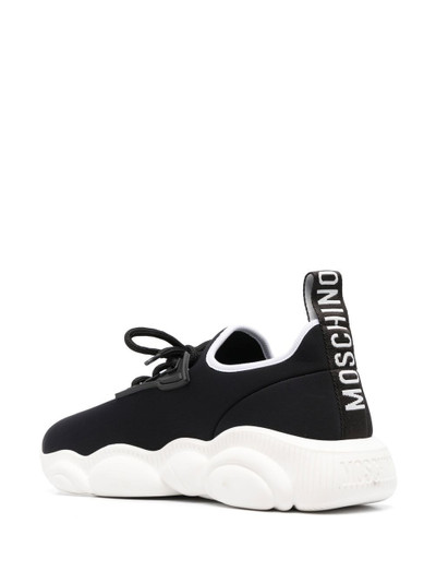 Moschino almond-toe running sneakers outlook