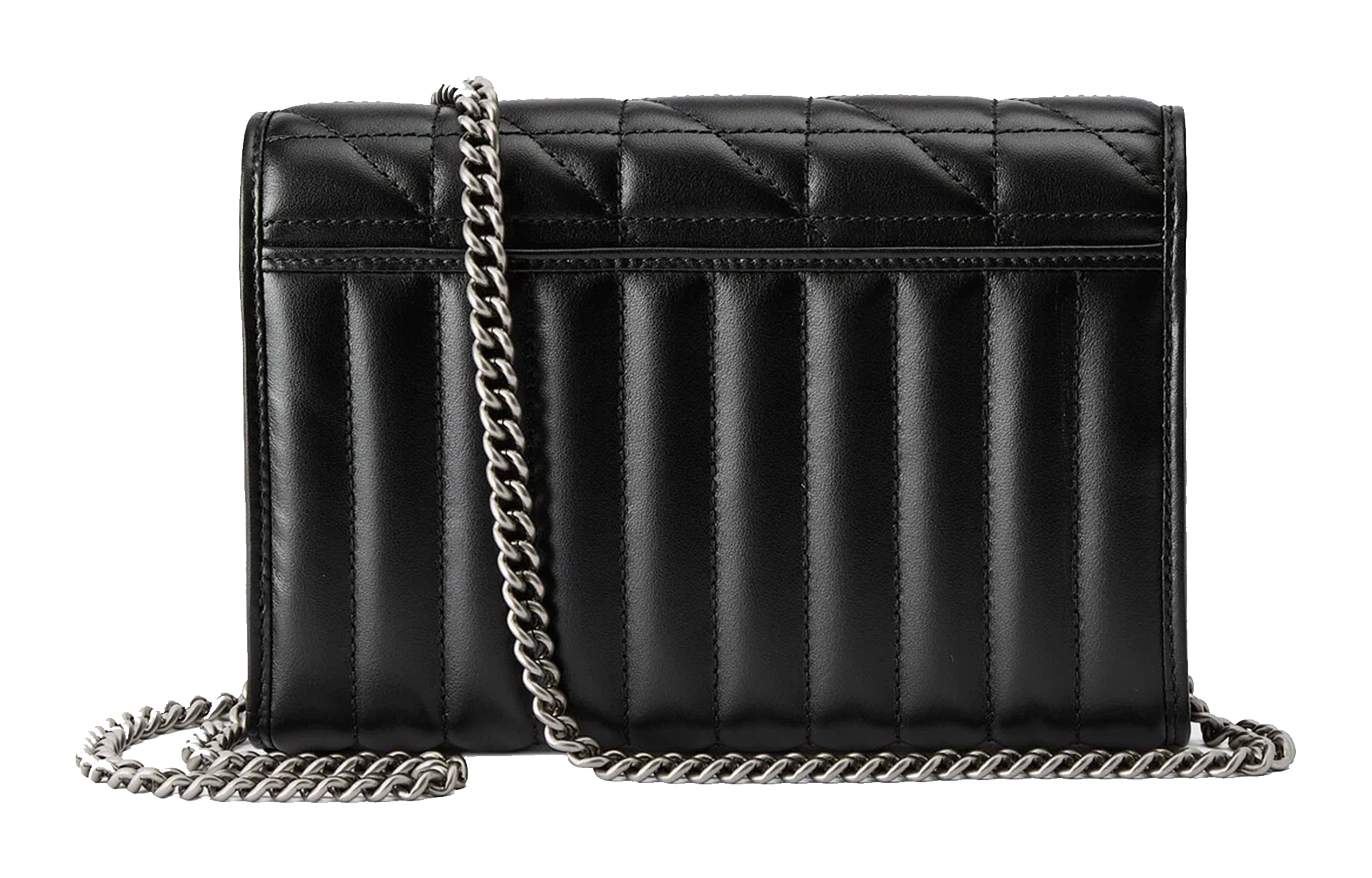 (WMNS) Gucci GG Marmont Mini Bag 'Black' 474575-DTD5N-1000 - 3