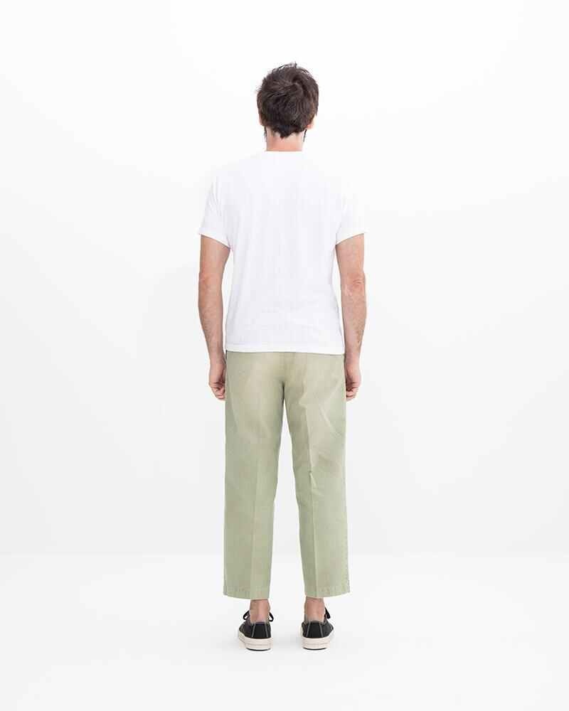 LEAGUERS CHINO DMGD LT.GREEN - 4