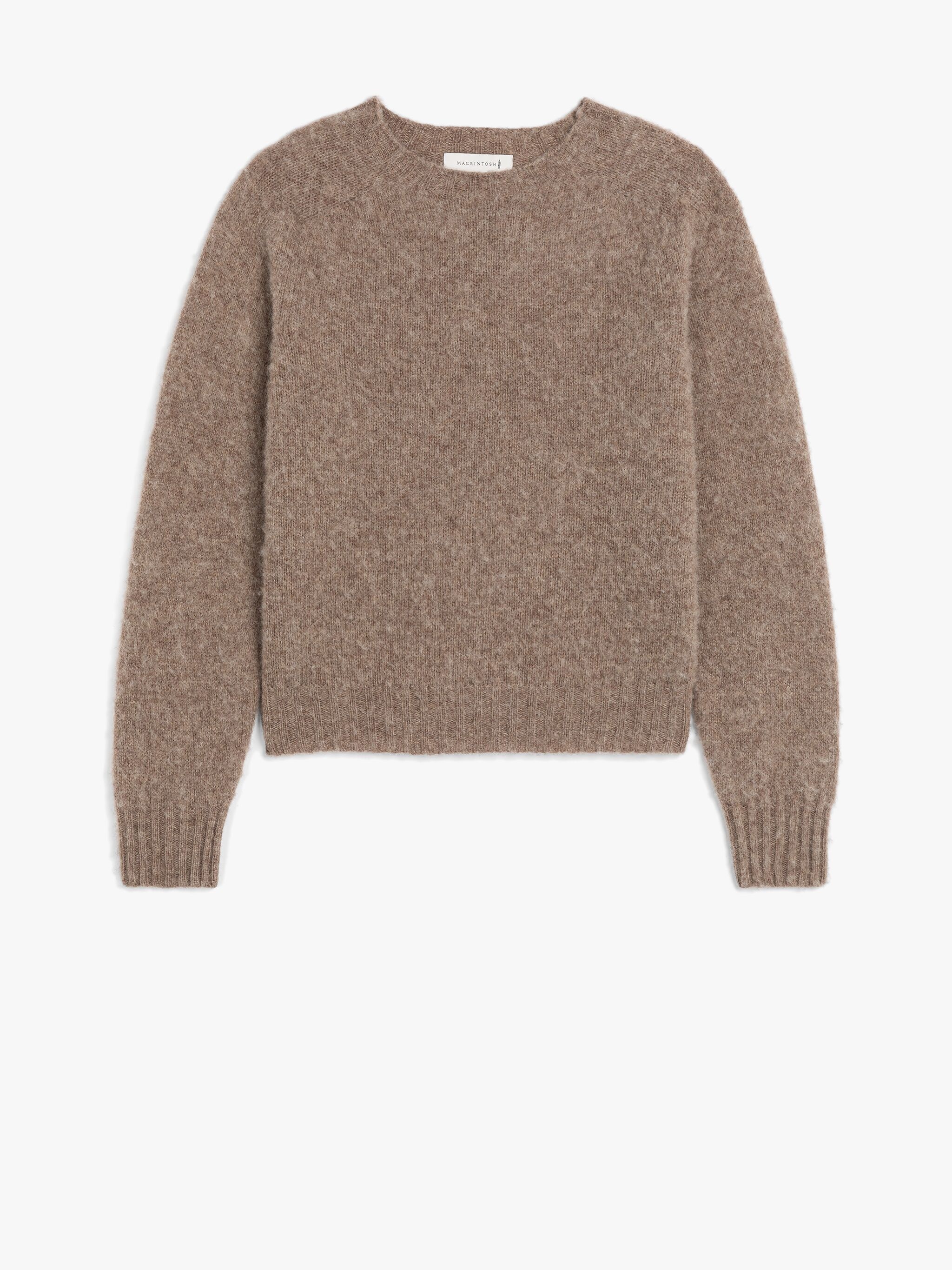 KENNEDI LIGHT BROWN CREWNECK SWEATER - 1