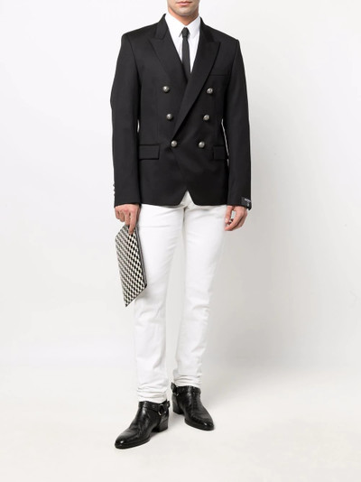 Balmain tailored double-breasted blazer outlook