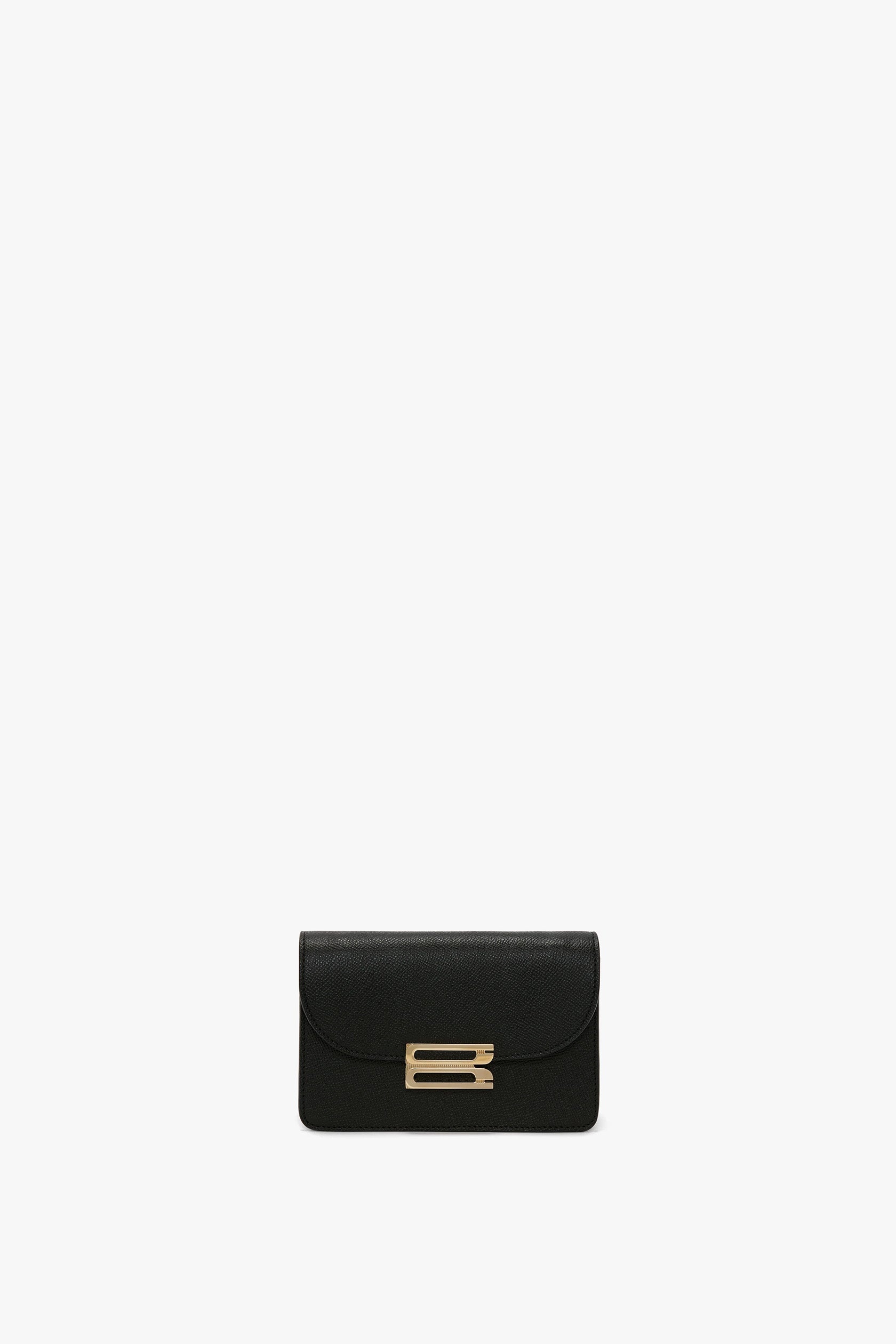 Nano Dorian Wristlet In Black Grained Leather - 2