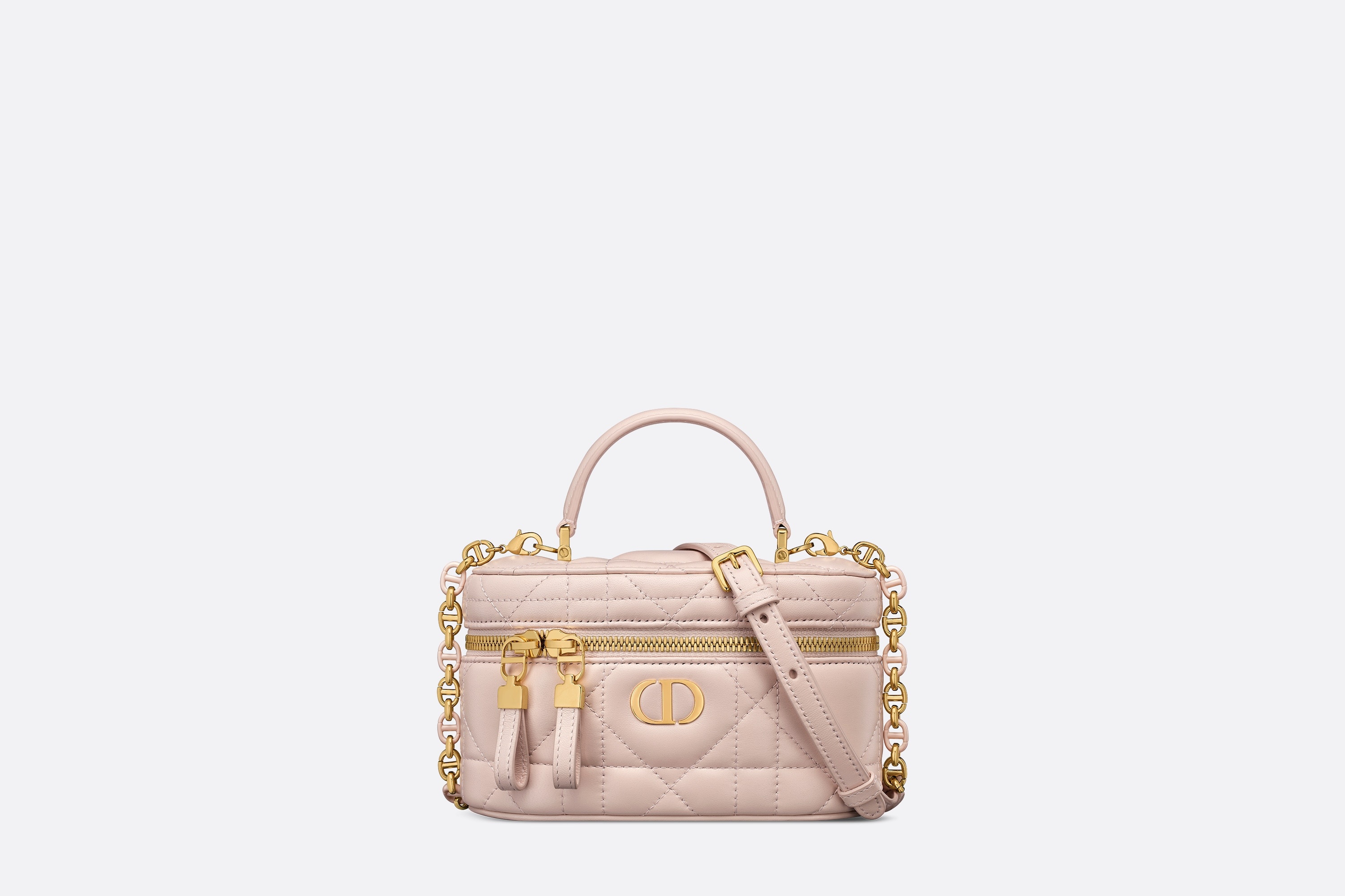 【エレガント☆】Dior Caro ミニ ヴァニティ Dior Caro マクロカナージュ ラムスキン ミニ ヴァニティ (Dior