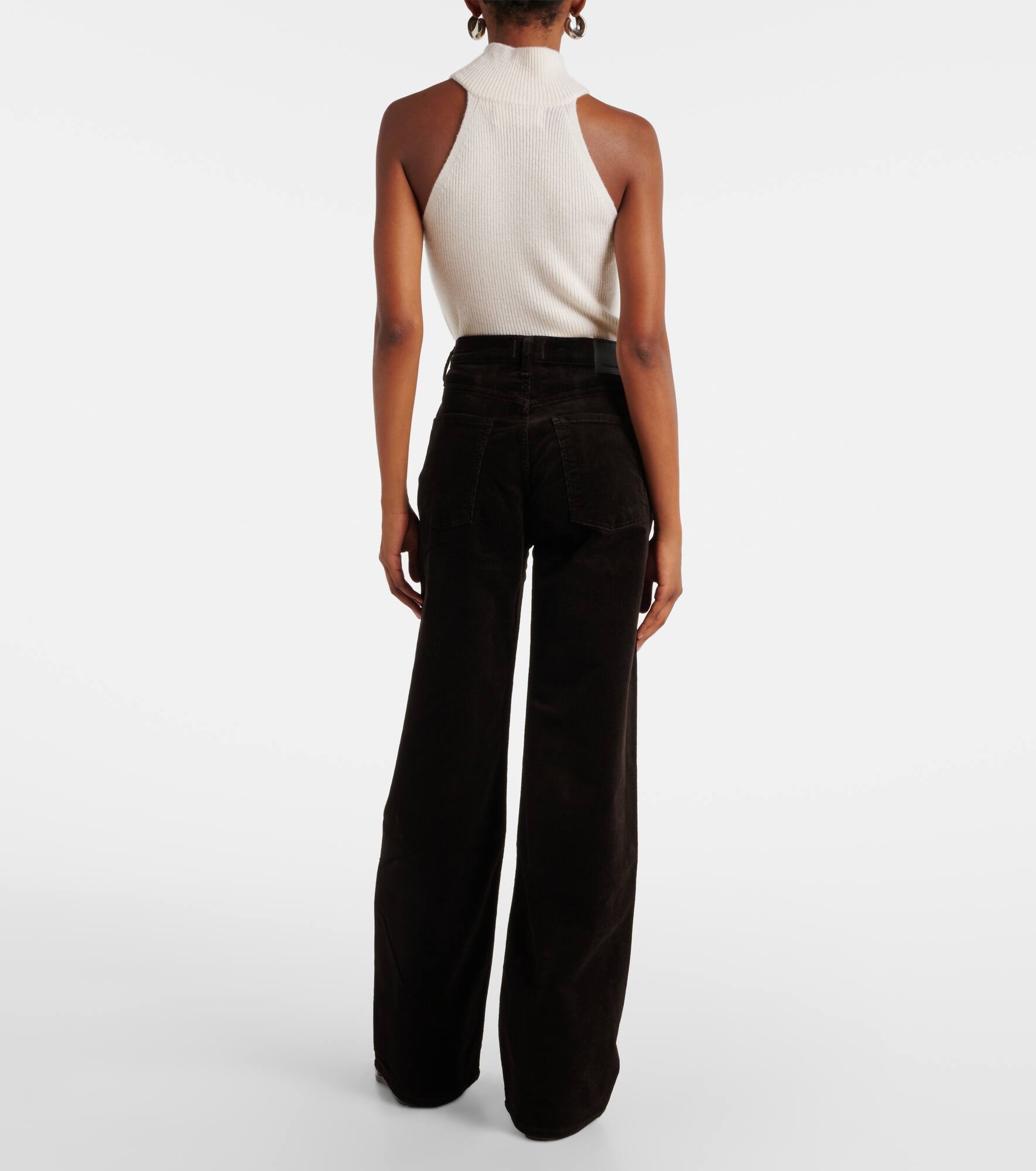 Annina corduroy wide-leg pants - 3