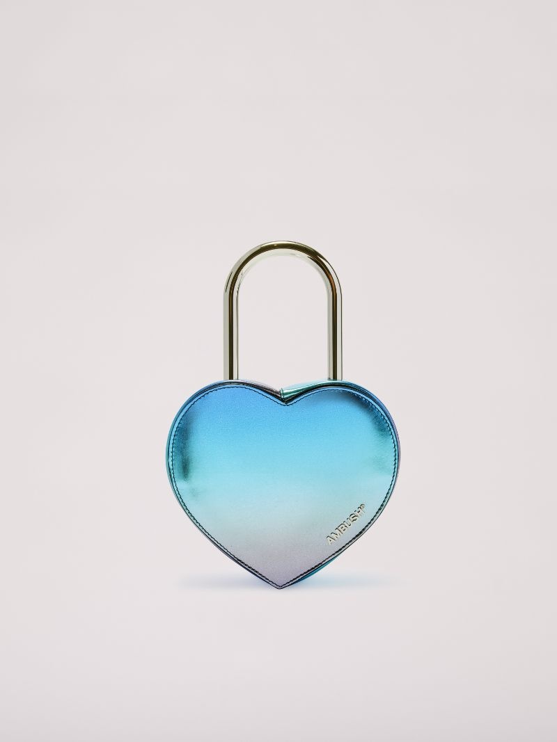 METAL HEART PADLOCK BAG - 1