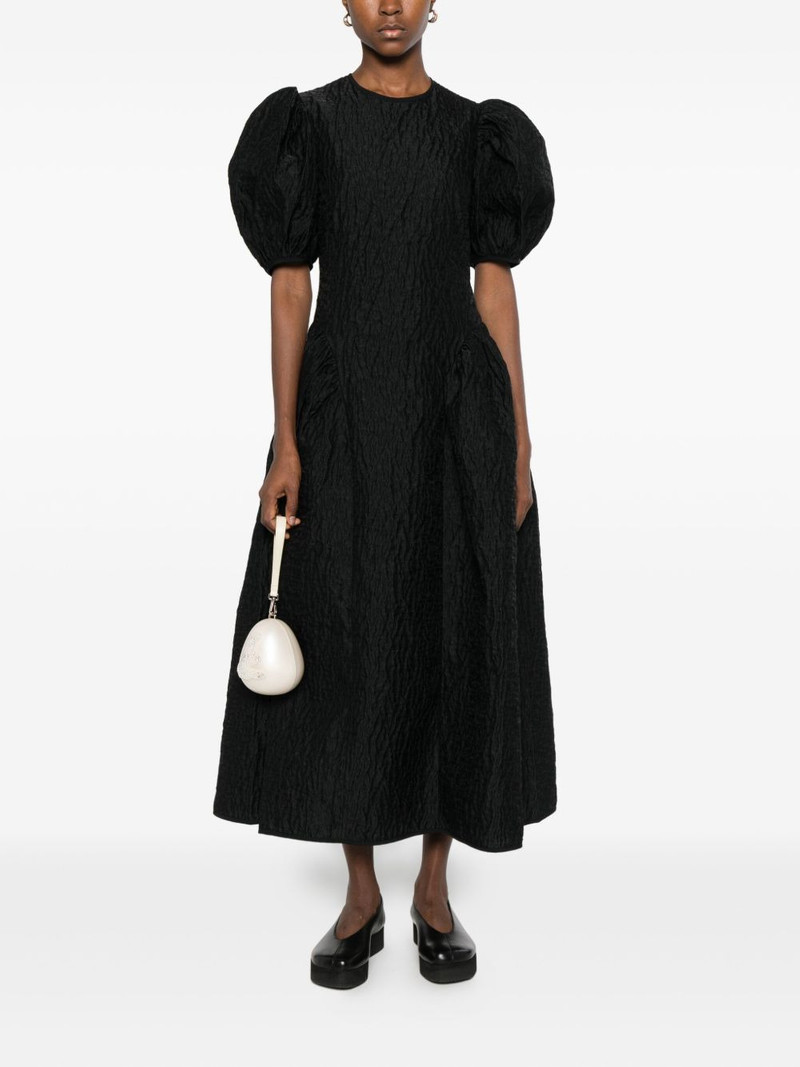 CECILIE BAHNSEN puff-sleeve midi dress outlook