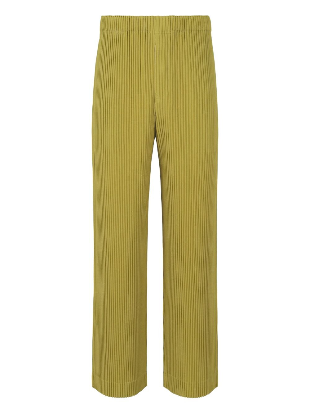 plissé-effect tapered trousers - 2