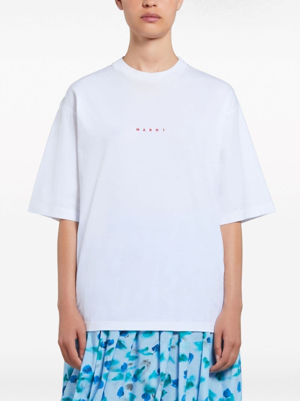 logo-print cotton T-shirt - 2