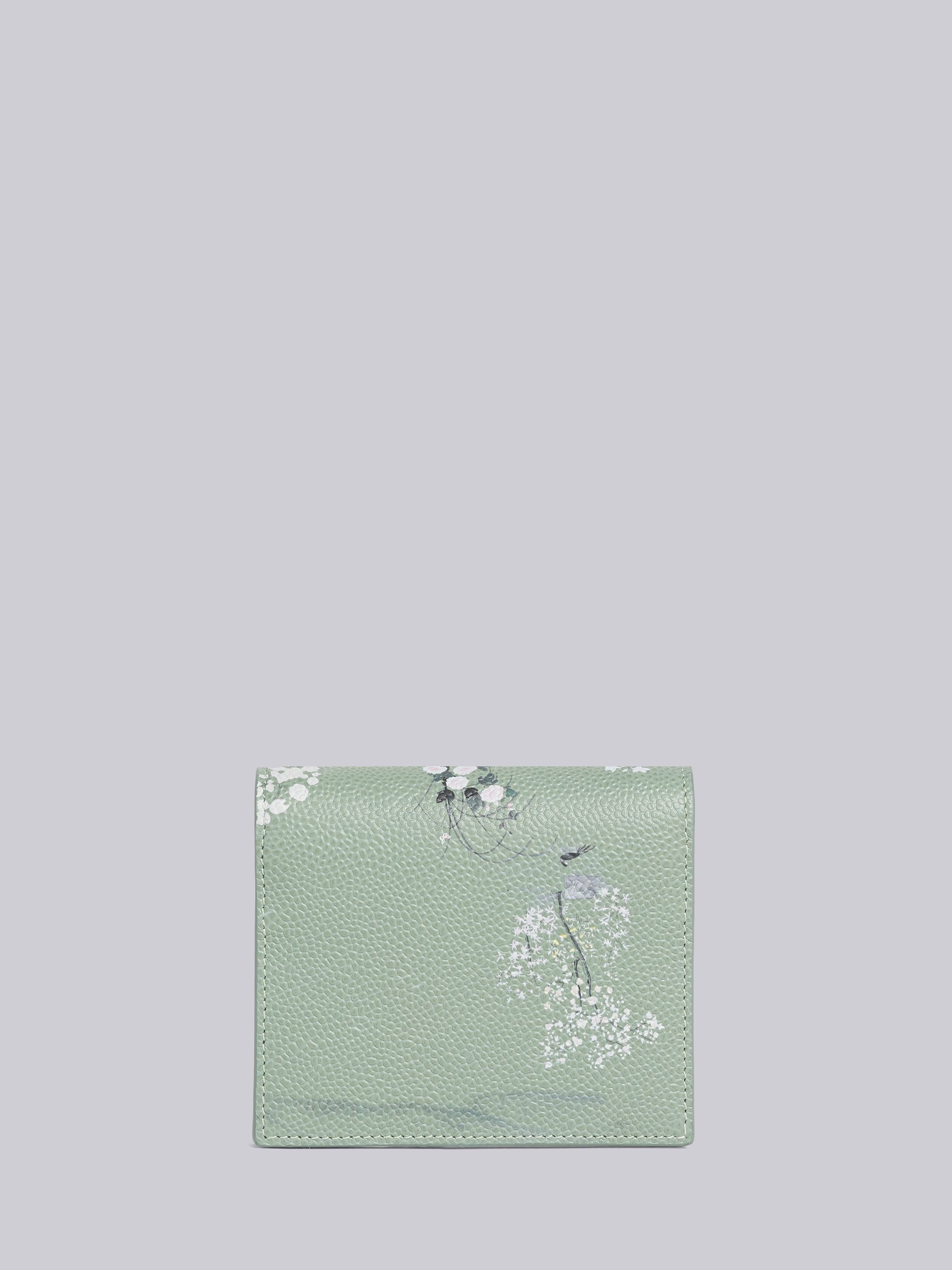 Toile Print Pebble Grain Leather Chain Strap Cardholder - 3