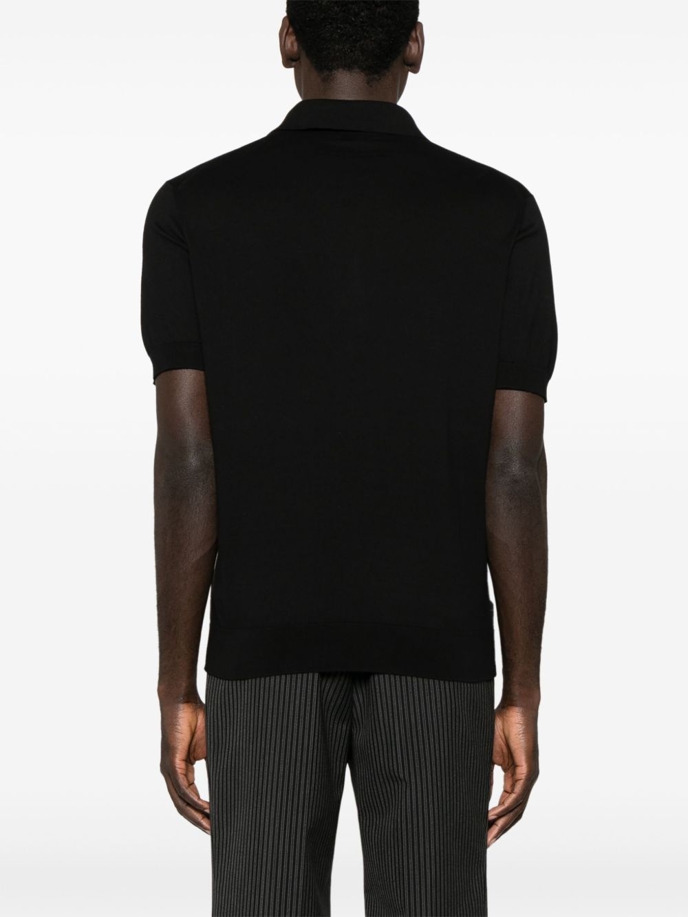 knitted polo shirt - 3