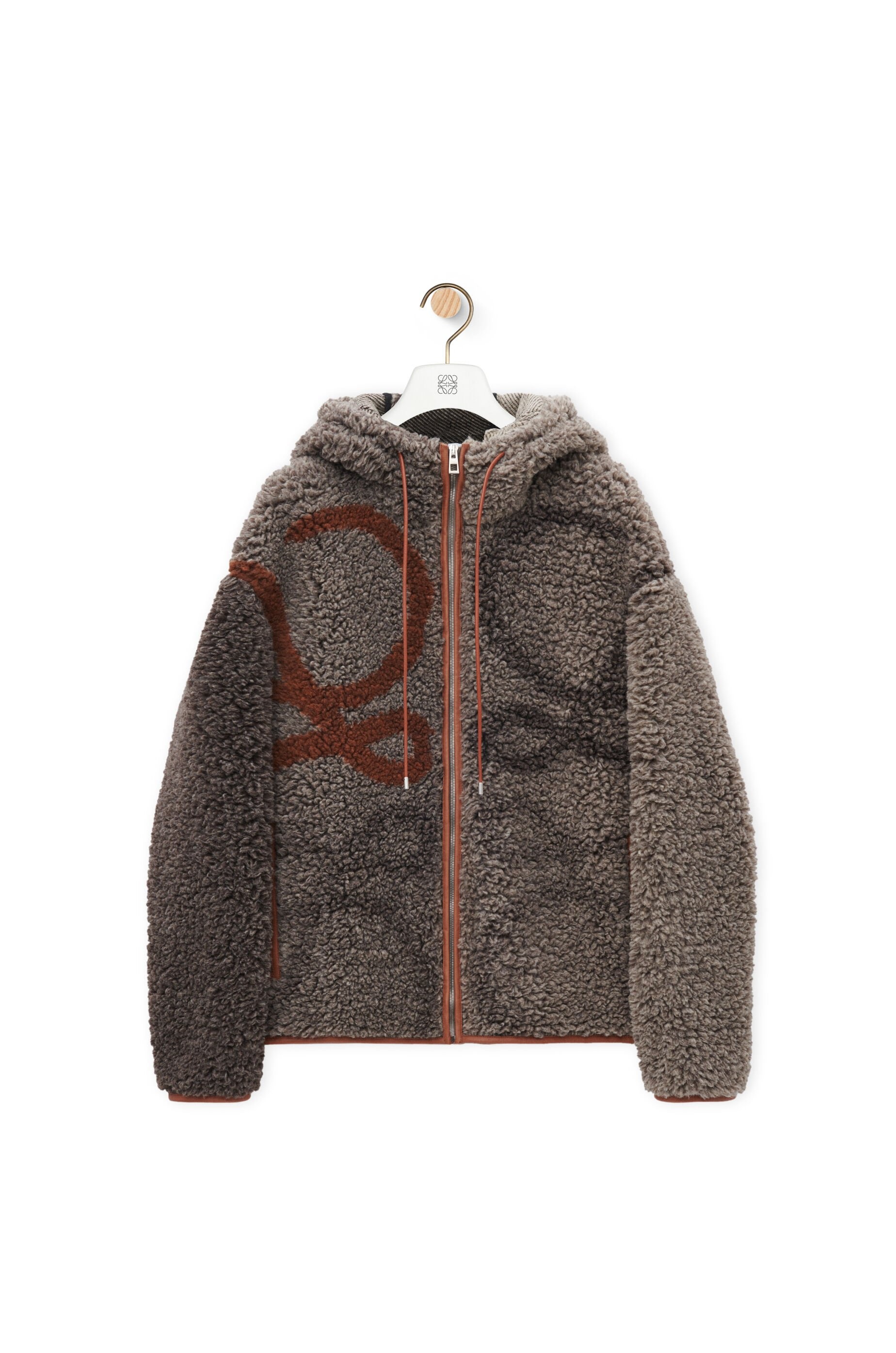 Loewe Hooded jacket in wool blend | REVERSIBLE