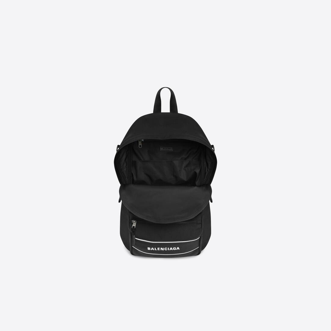 Men's Sport Crossbody Backpack in Black/white - 5