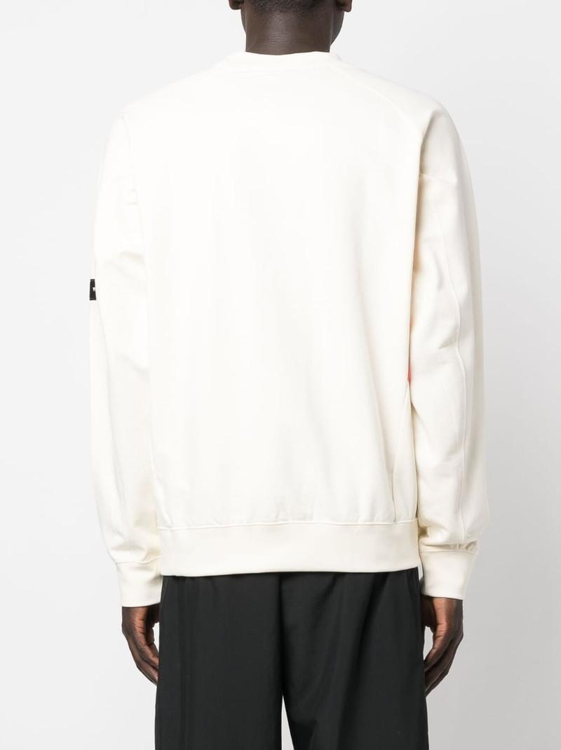 logo-patch crew-neck sweatshirt 4