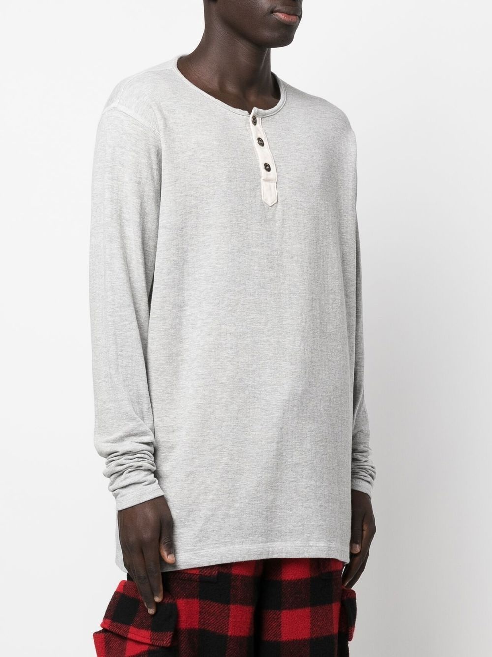 Henley long-sleeve T-shirt - 4