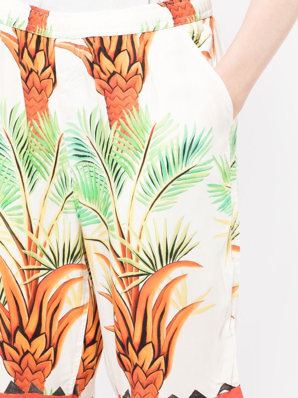 Date Palm motif-print Bermuda shorts - 5
