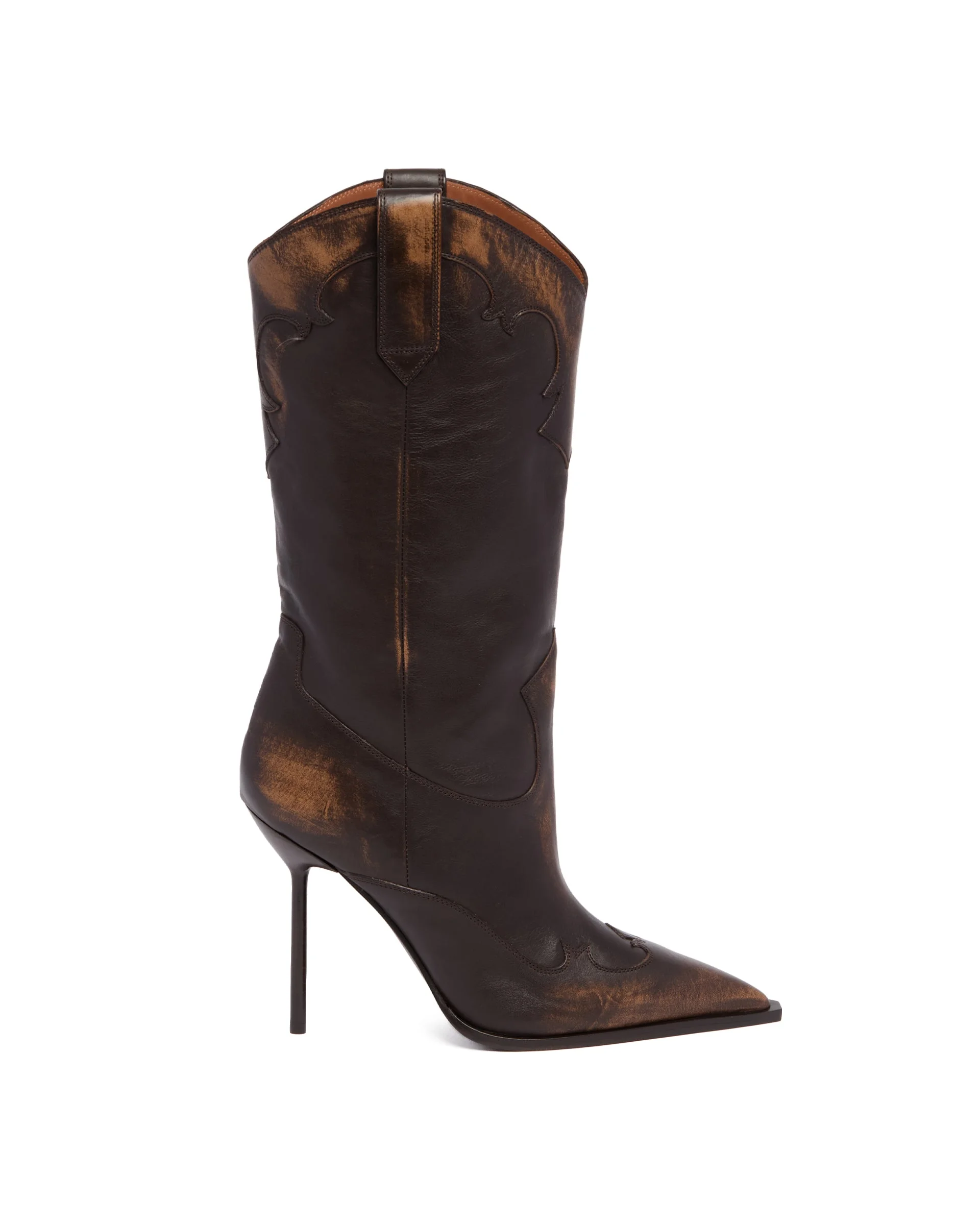 Brown Lidia Western 105 Boots - 1
