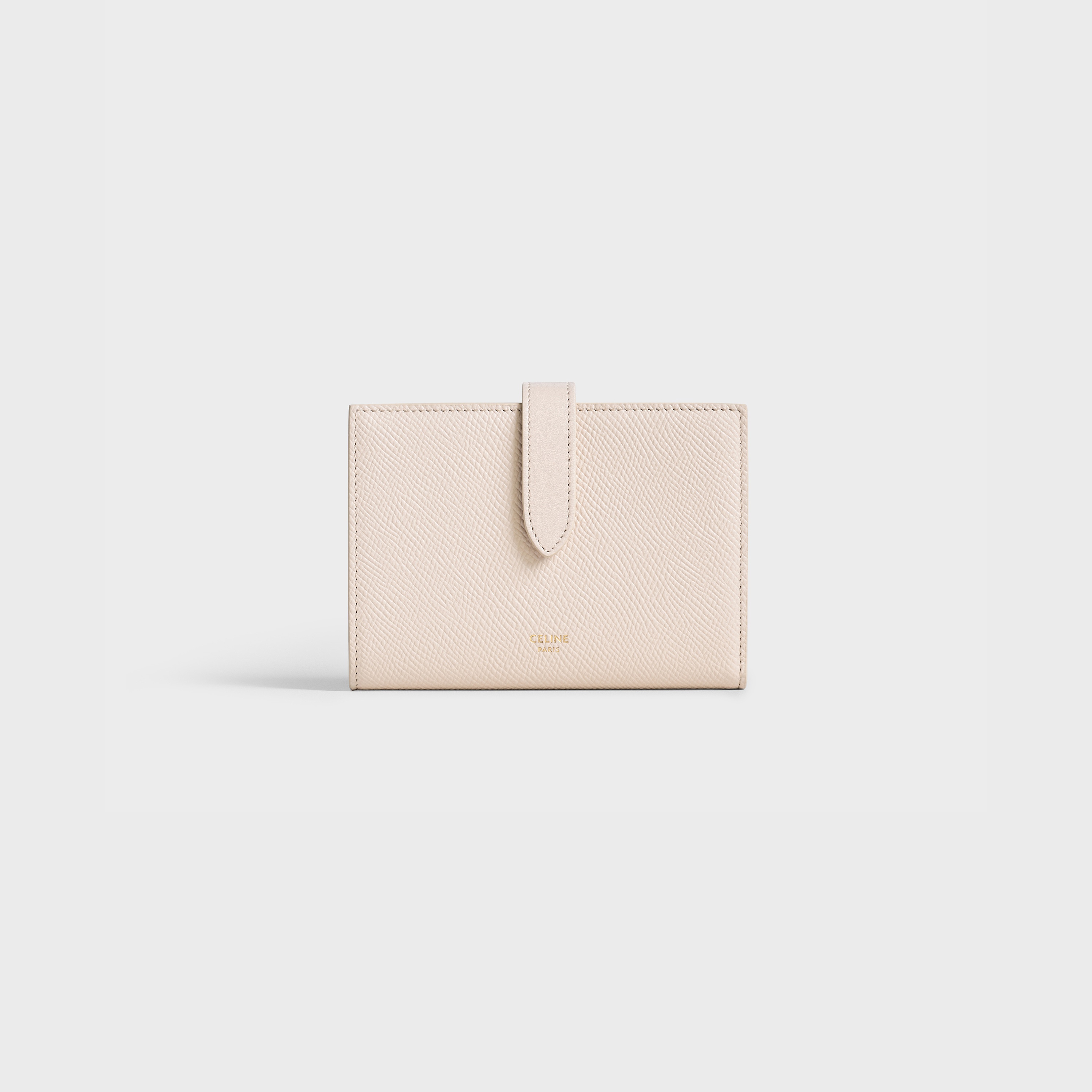 MEDIUM STRAP WALLET IN GRAINED CALFSKIN - 1