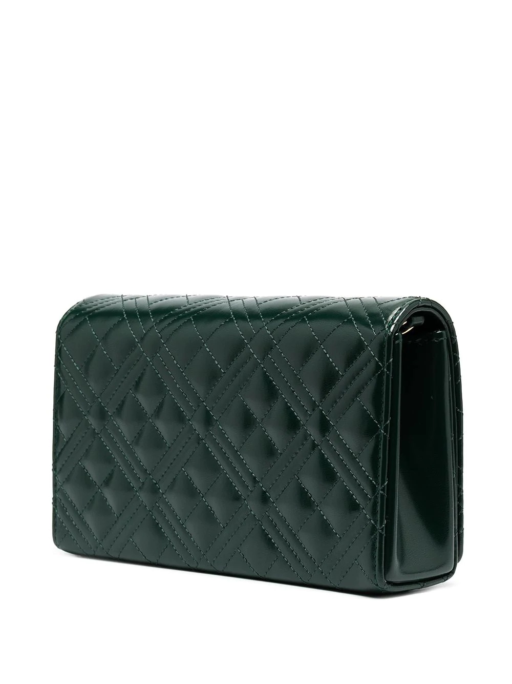 quilted logo shoulder bag - 3