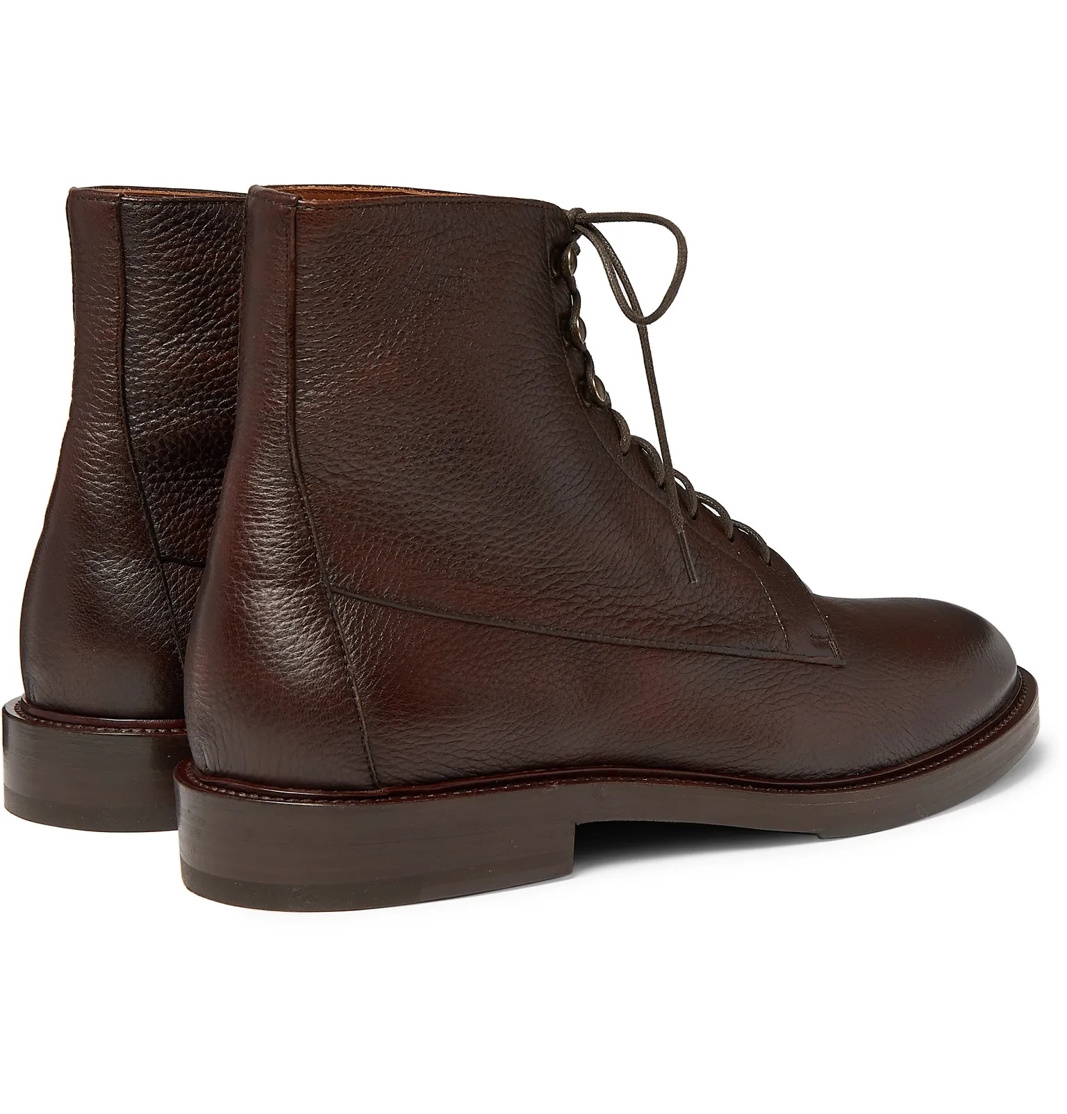 Full-Grain Leather Boots - 6