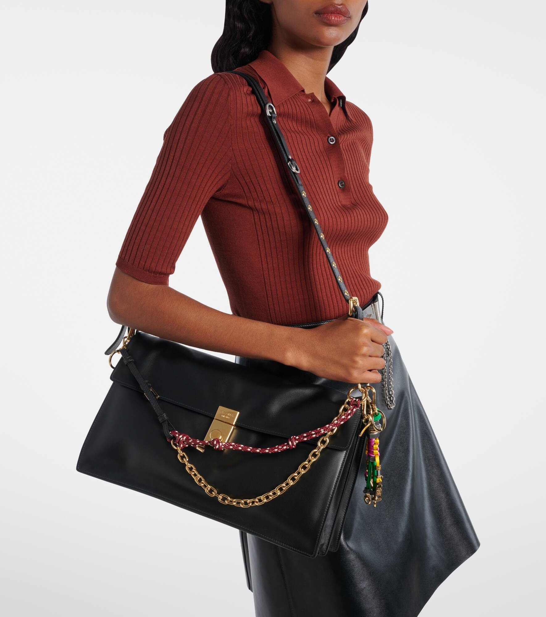 Soft Sound Large leather shoulder bag - 2