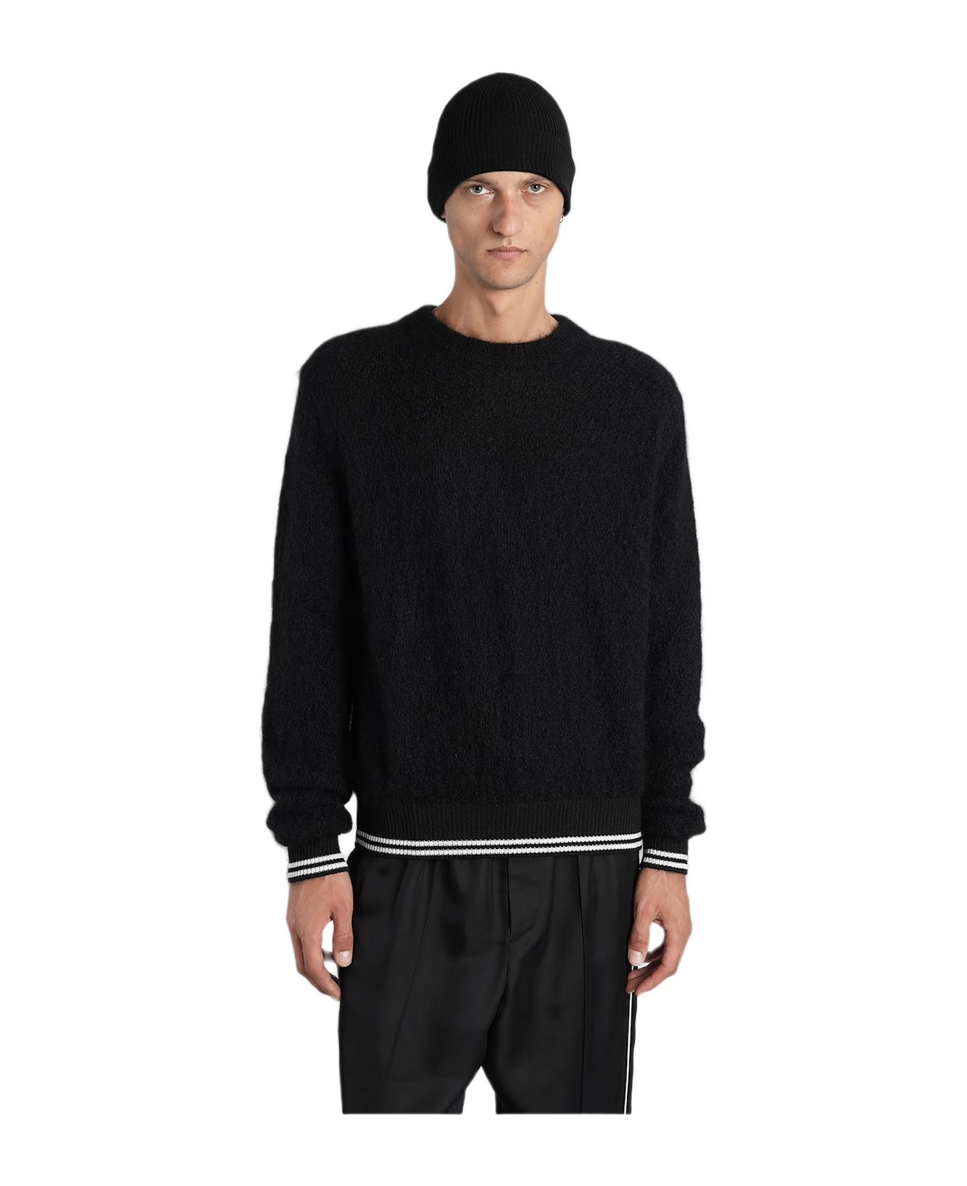 Knitwear In Black Wool - 1