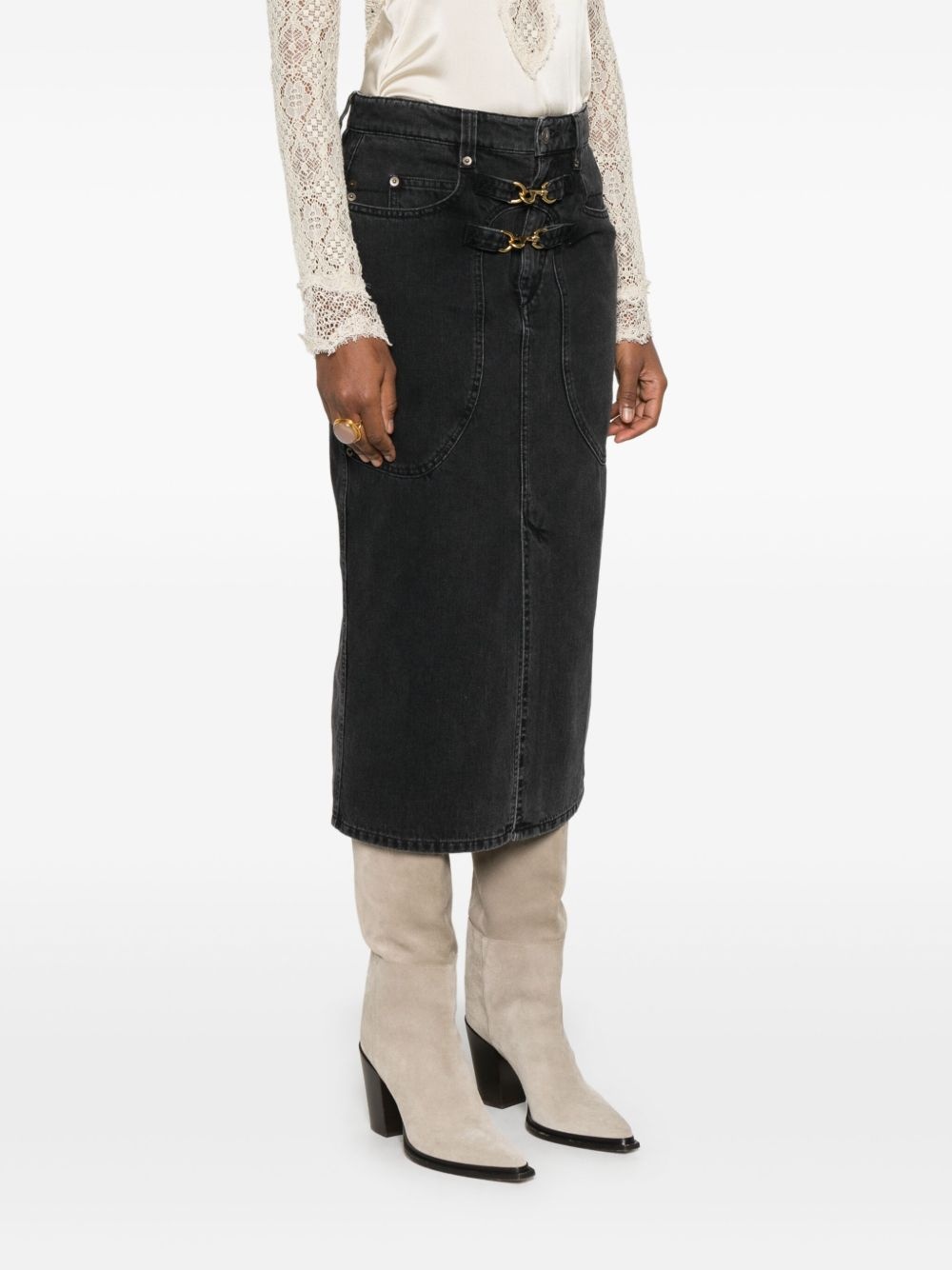Pavina denin skirt - 3