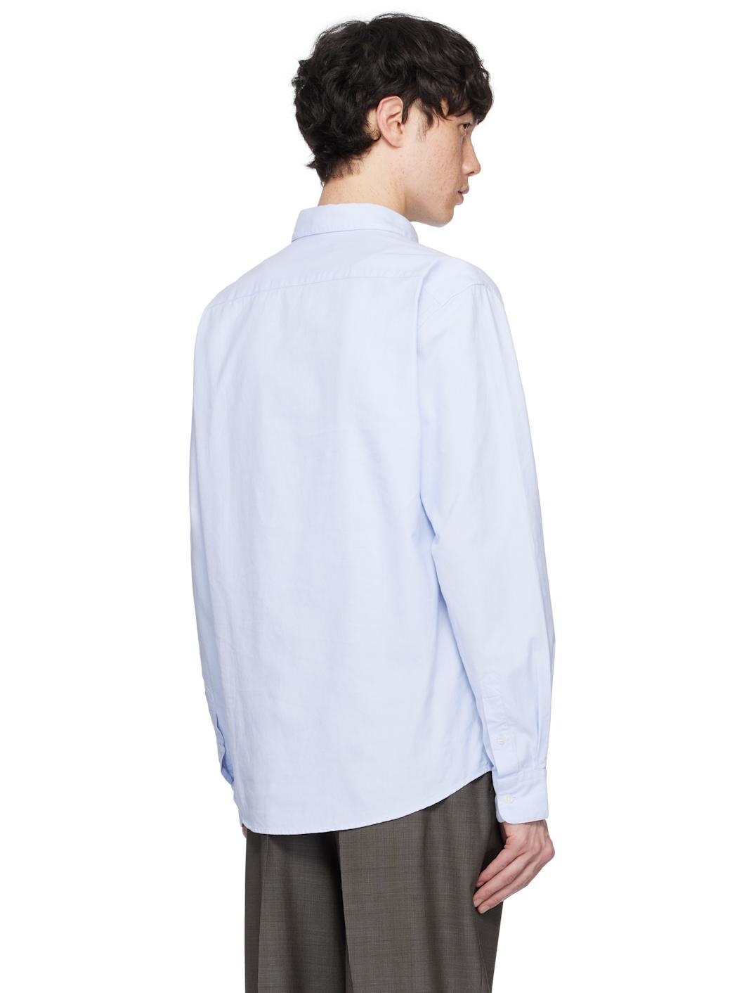 Blue Oxford Shirt - 3