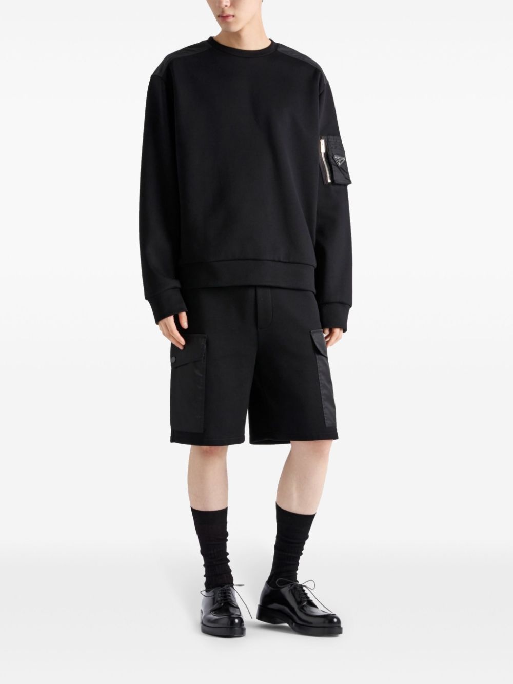 panelled sweatshirt - 2